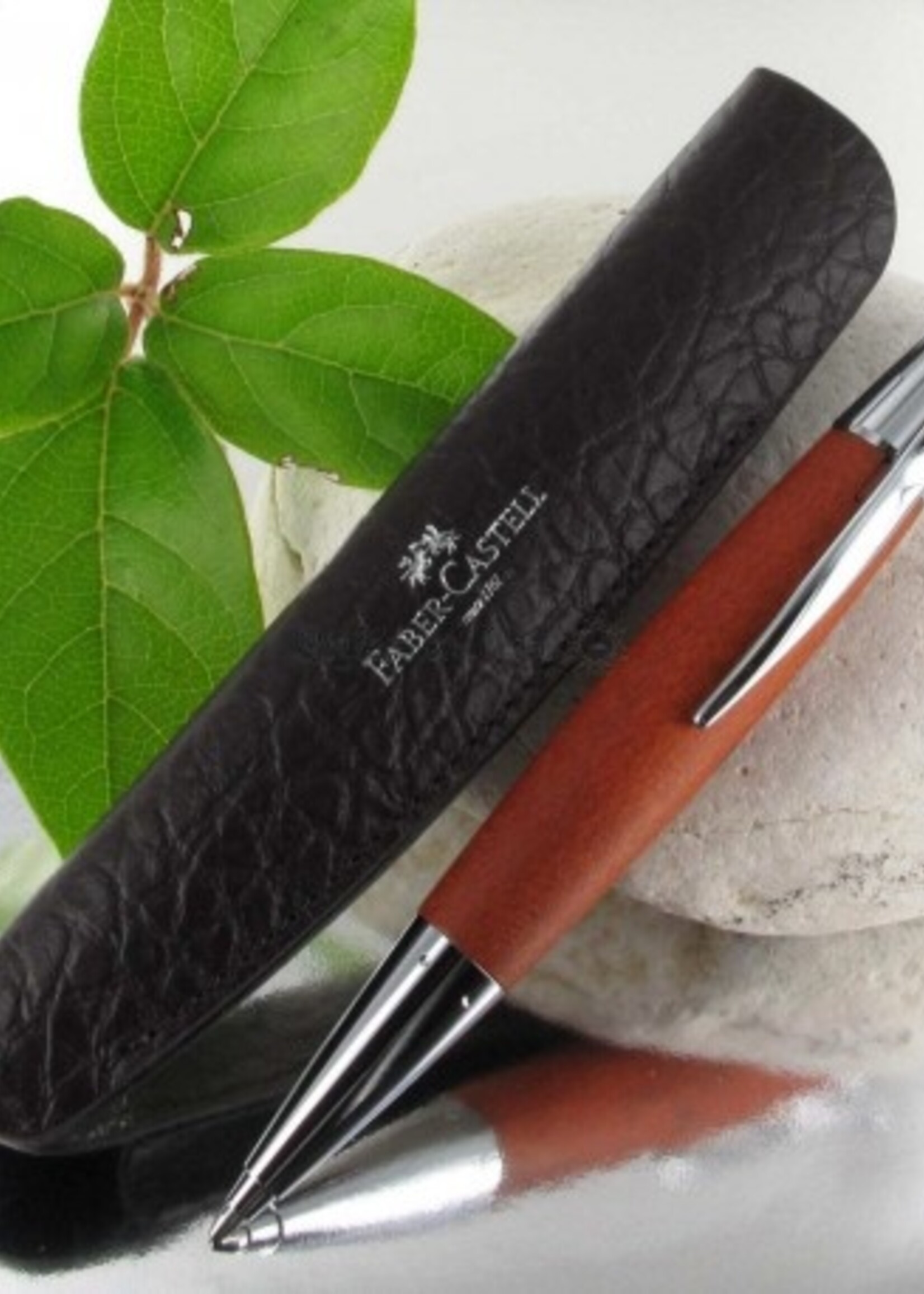 Faber-Castell E-Motion Pearwood Brown Balpen