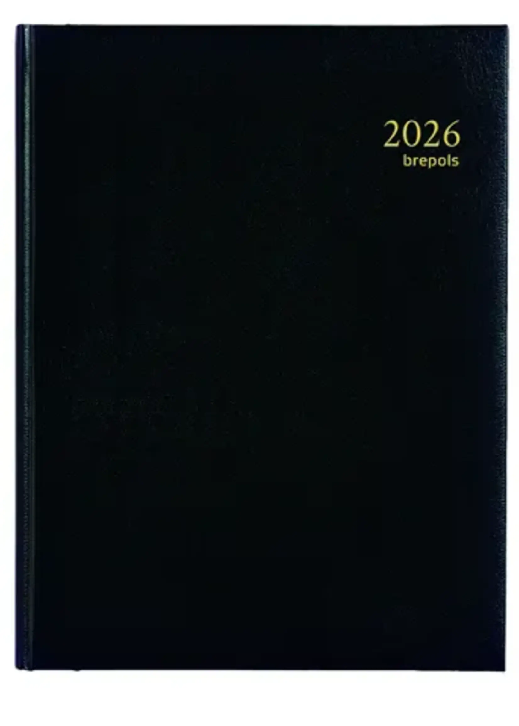 Brepols Agenda  2026 Ambassador dag/pag. Wit Tabs Zwart