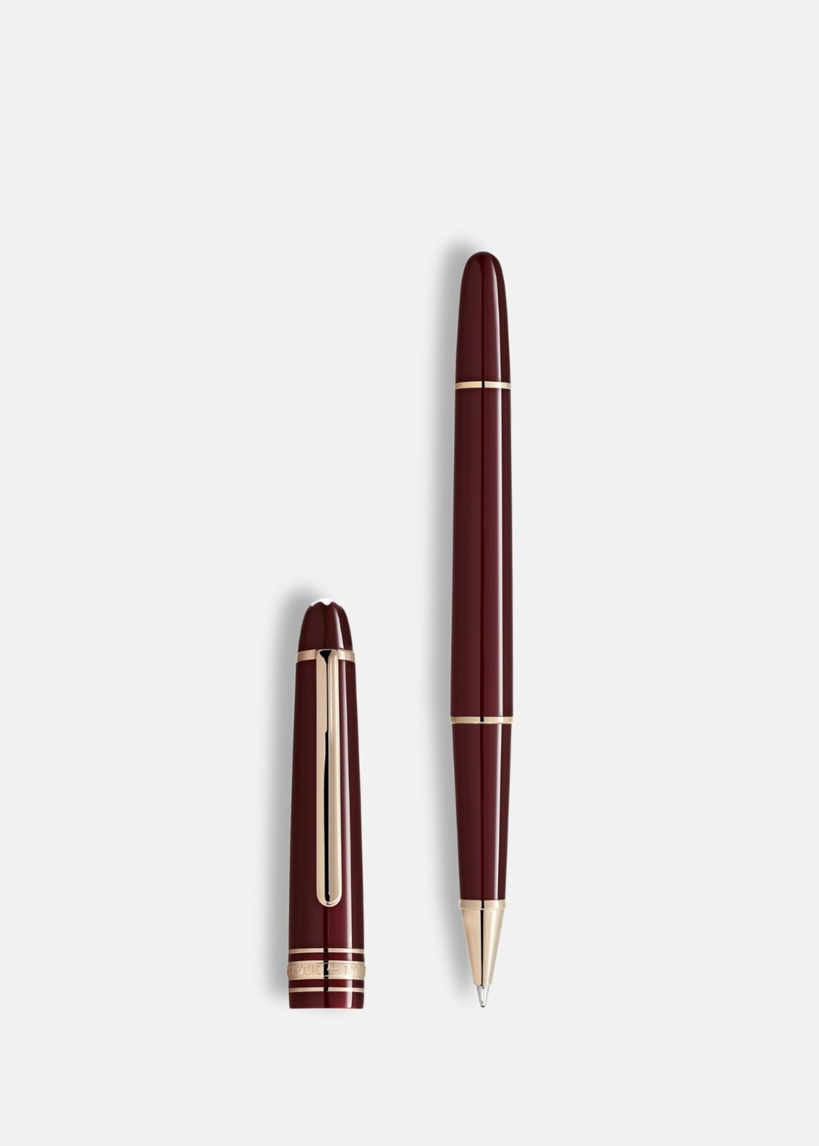 Montblanc Meisterstück 163 Classique Gold-Coated Burgundy Roller