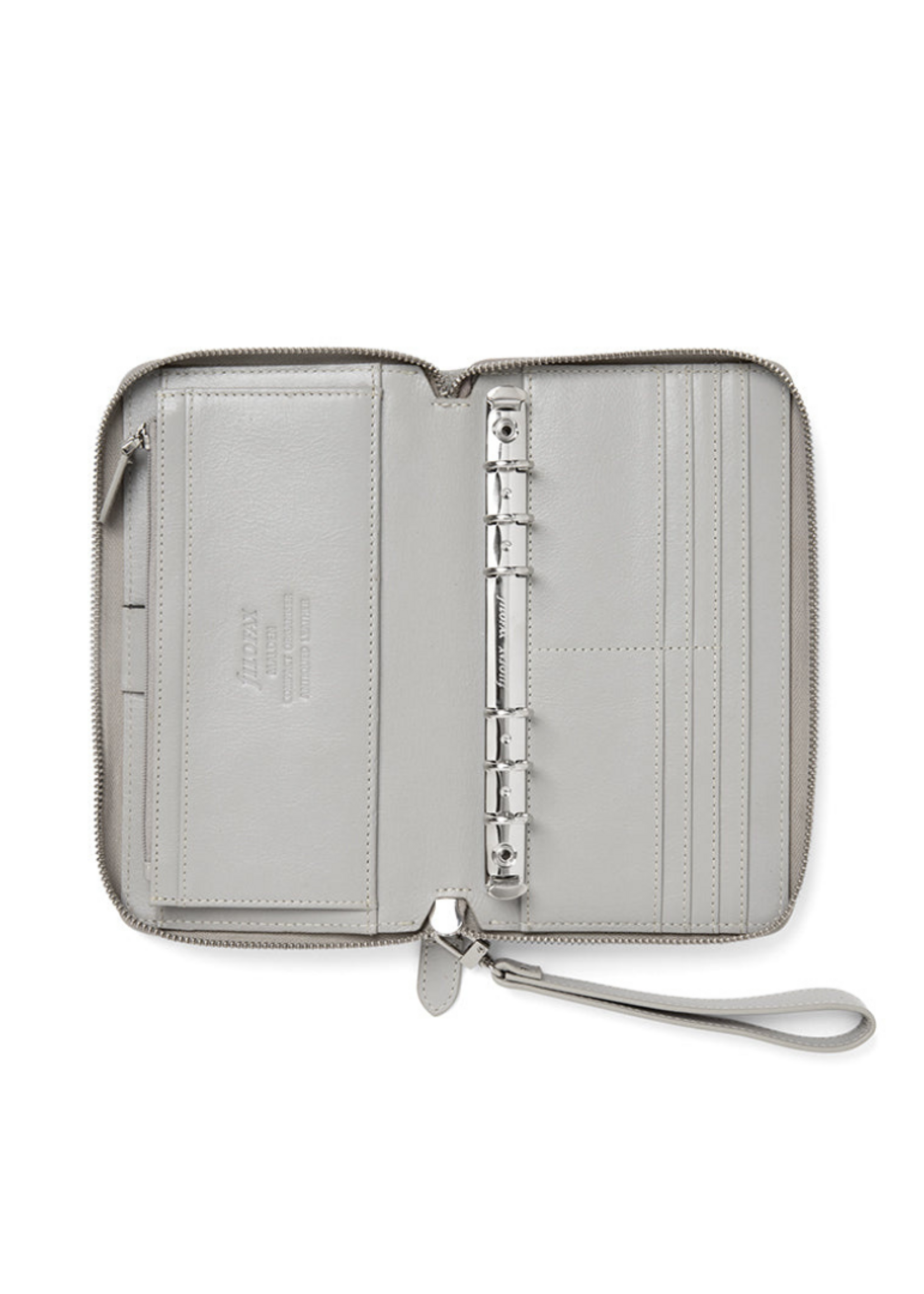 Filofax Organiser Personal Compact Zip Malden Stone