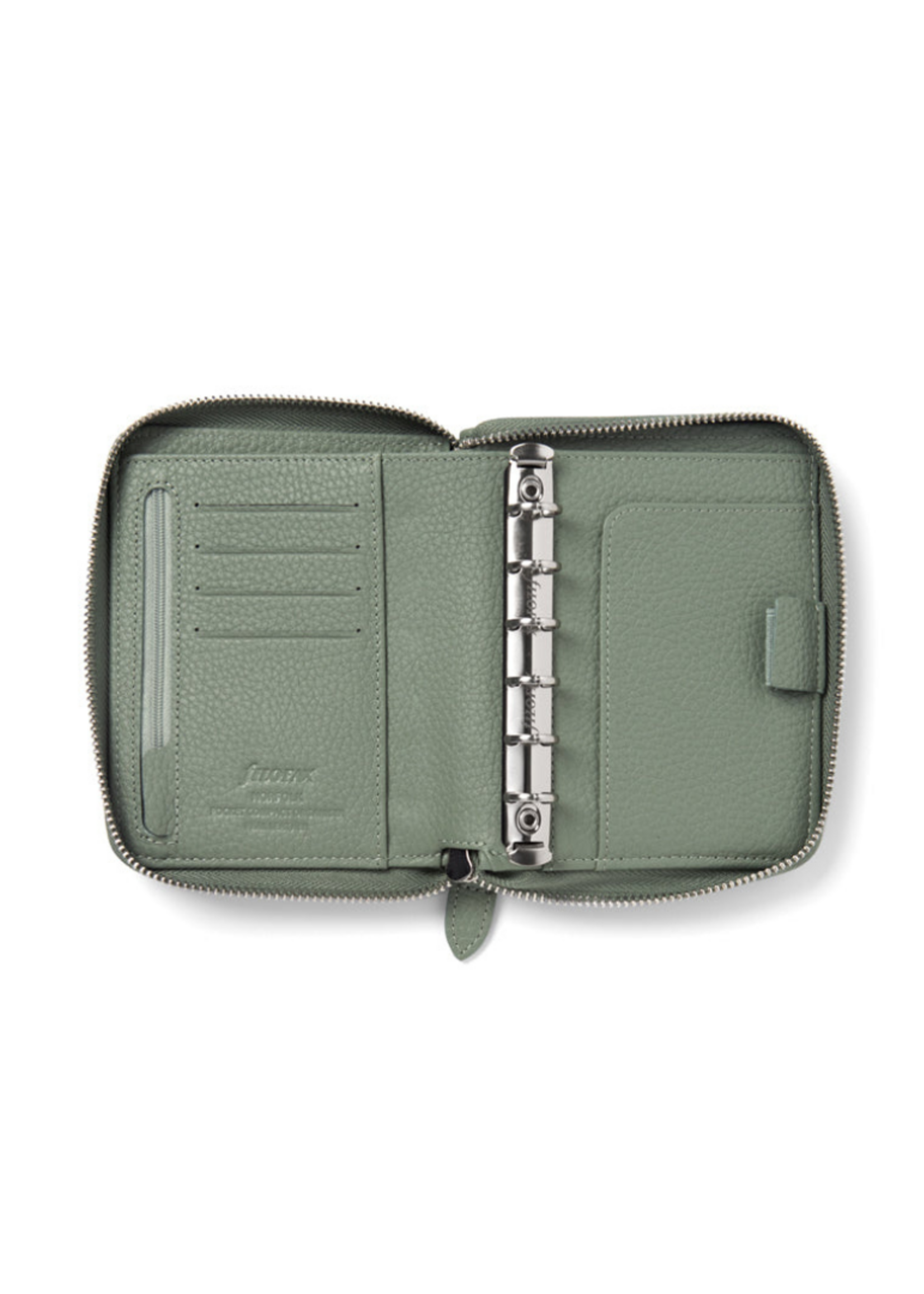 Filofax Organiser Pocket Compact Zip Norfolk Sage