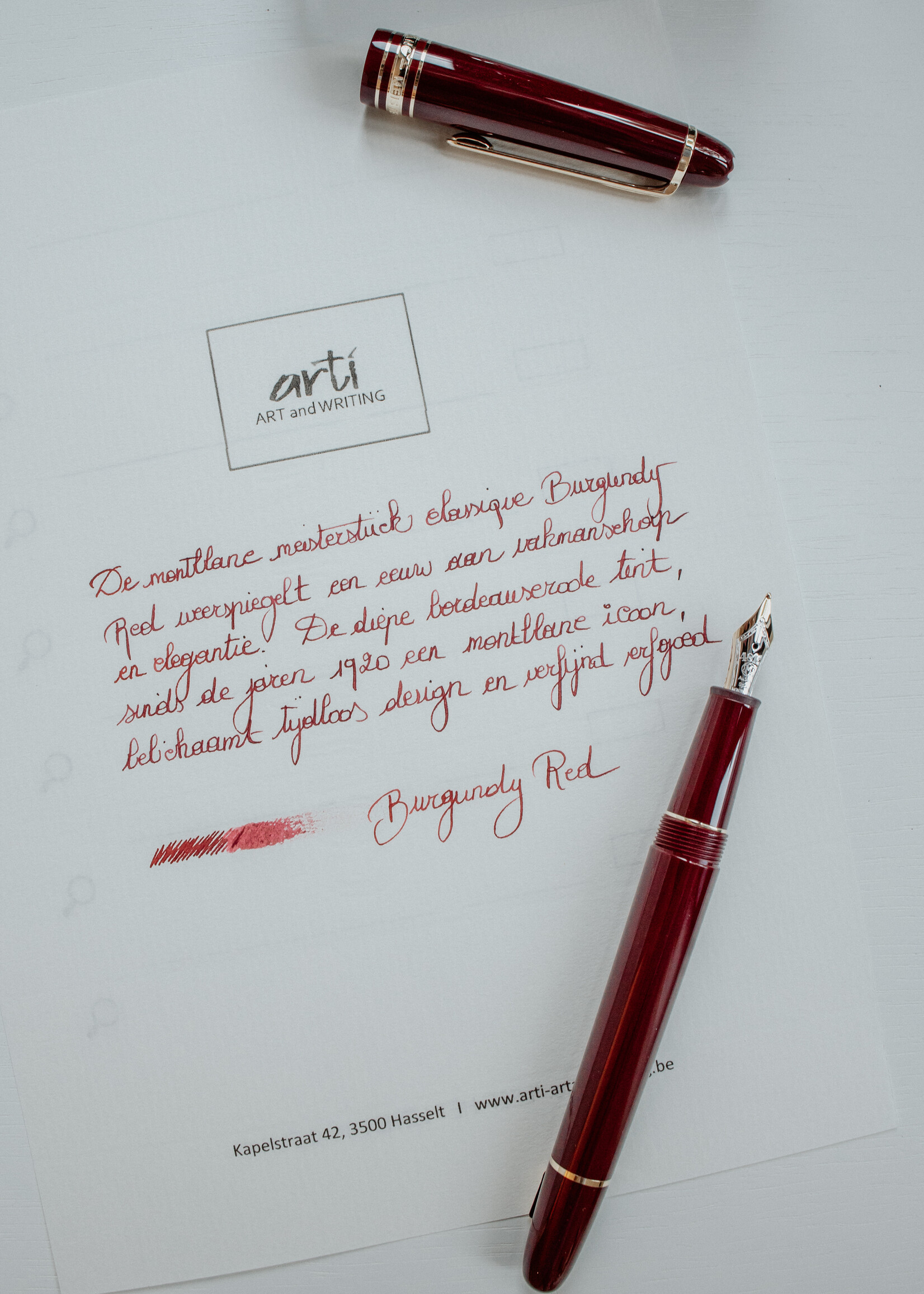 Montblanc Meisterstück 163 Classique Burgundy Red Roller