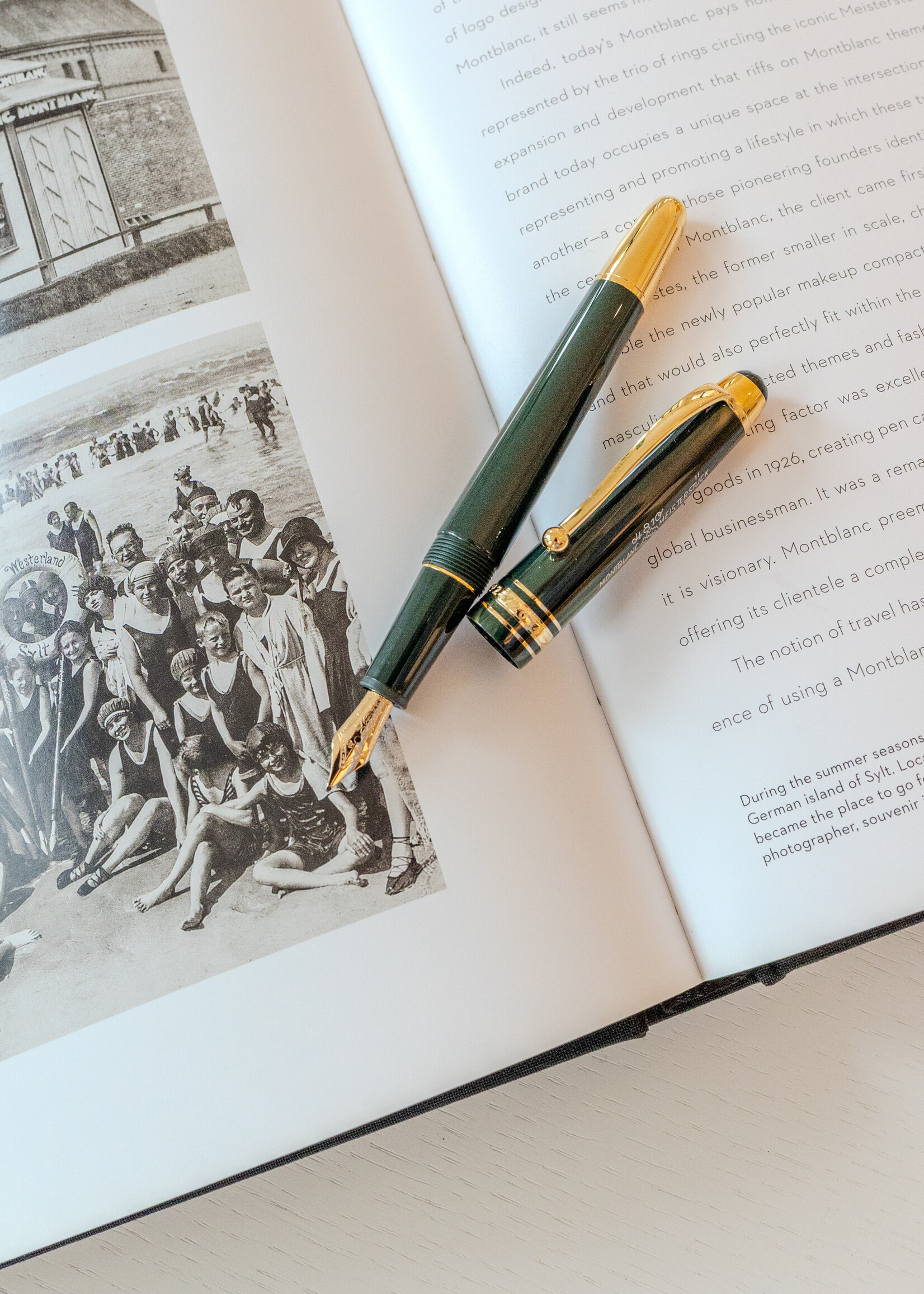 Montblanc 100 years Meisterstück The Origin Collection Green Classique Vulpen 146 (Au585/14) 0.62 mm M-Medium