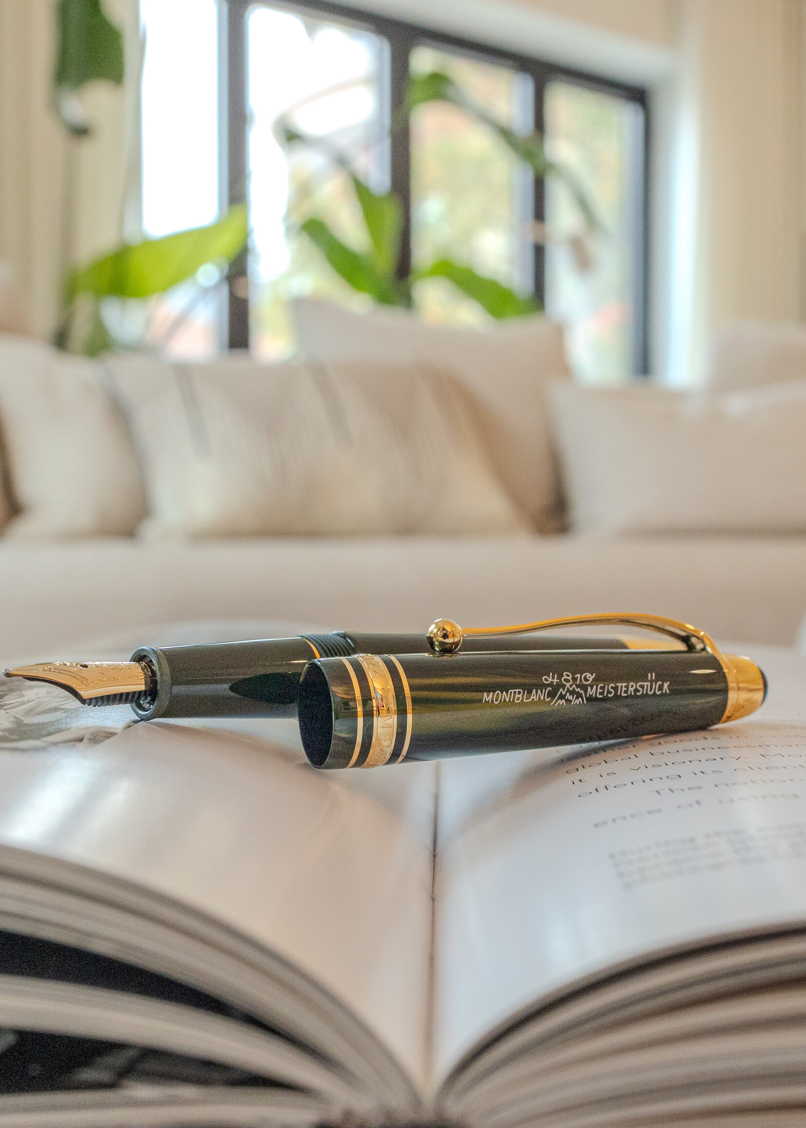 Montblanc Meisterstück 100 years The Origin Collection Green Classique Vulpen 146 F-Fijn 0.50 mm