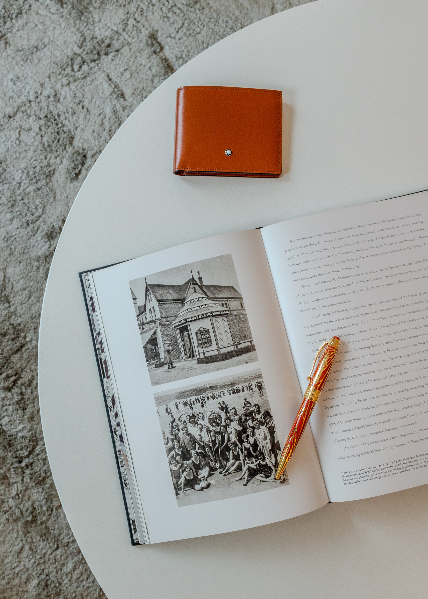 Montblanc 100 years Meisterstück The Origin Collection Solitaire Coral MidSize Balpen 164