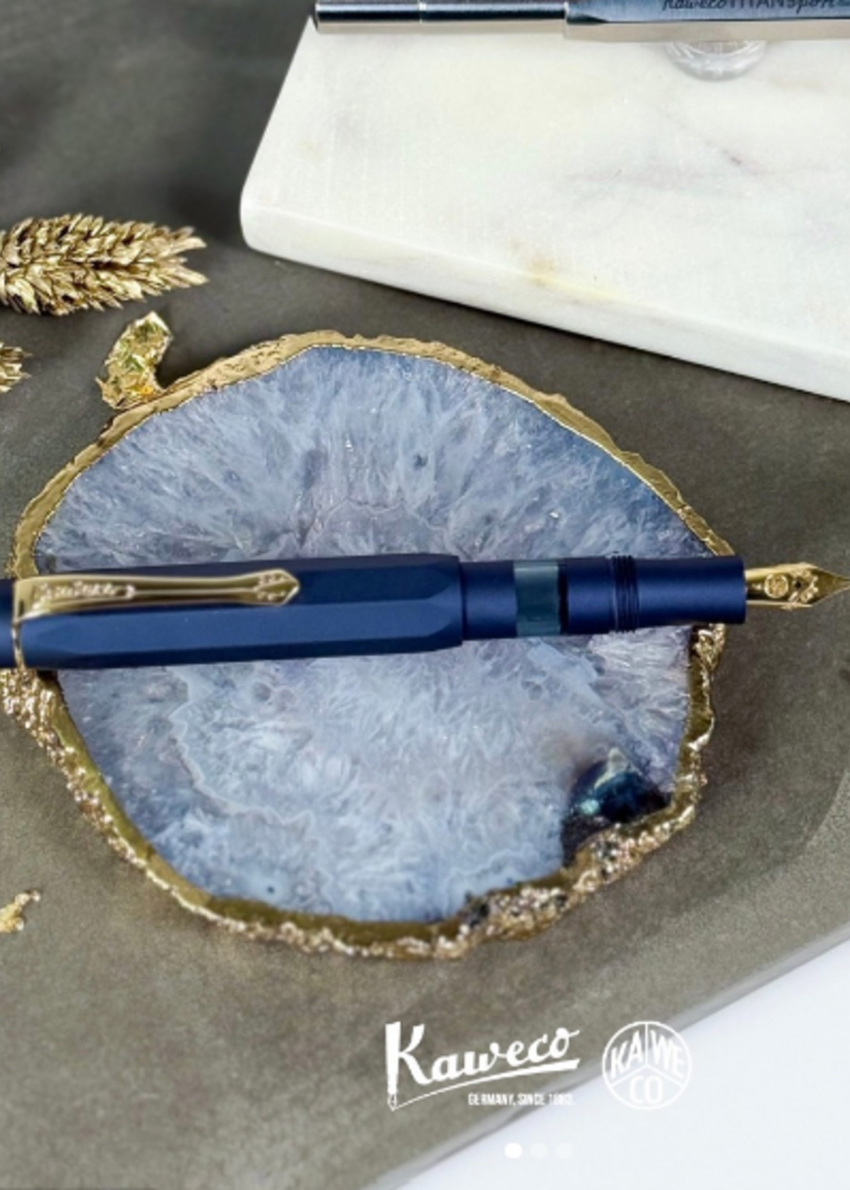 Kaweco Piston Al Sport Navy B-Breed