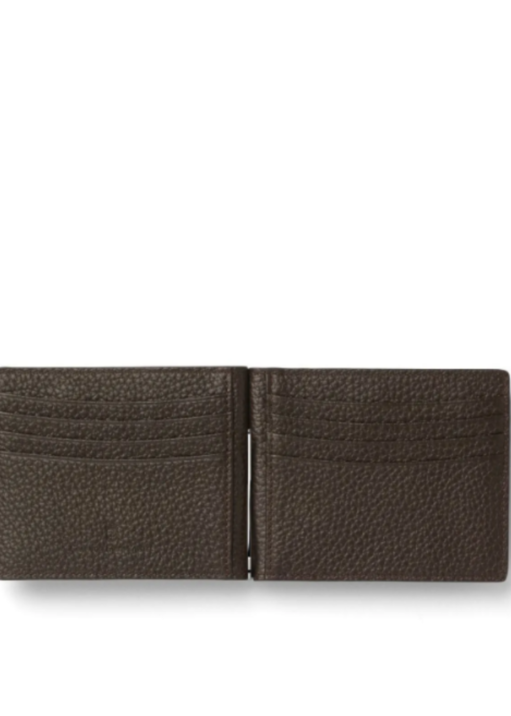 Graf von Faber-Castell Wallet Money Clip Dark Brown