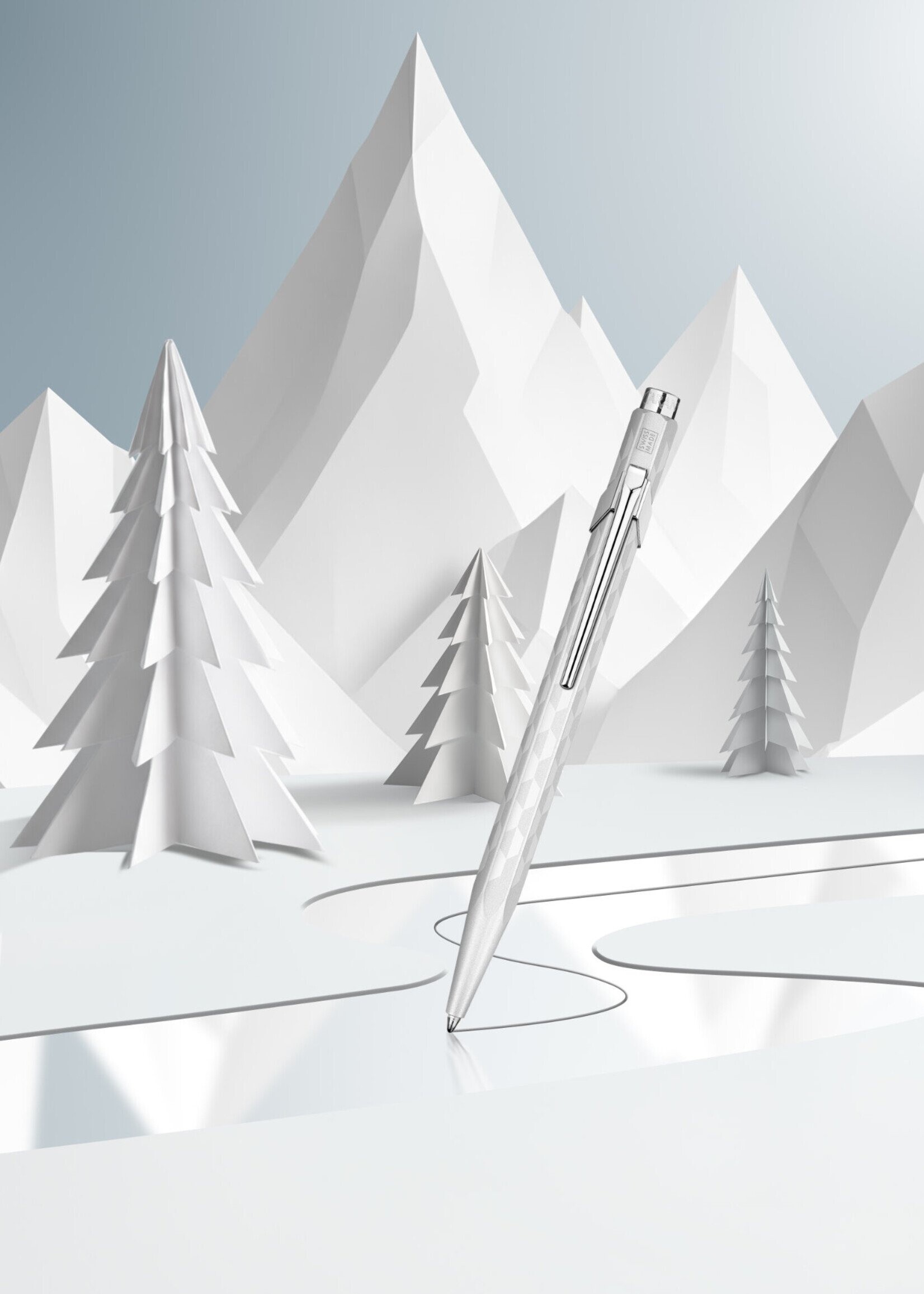 Caran d'Ache 849 SE Alphine Frost Vulpotlood 0.5 White