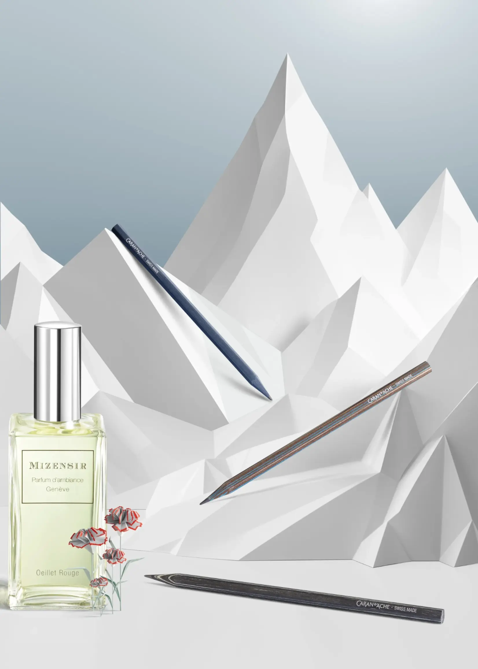 Caran d'Ache Geparfumeerde potloden Alphine Frost set/3