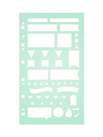 Filofax Organizer Vulling Org/Noteb Planning Stencil
