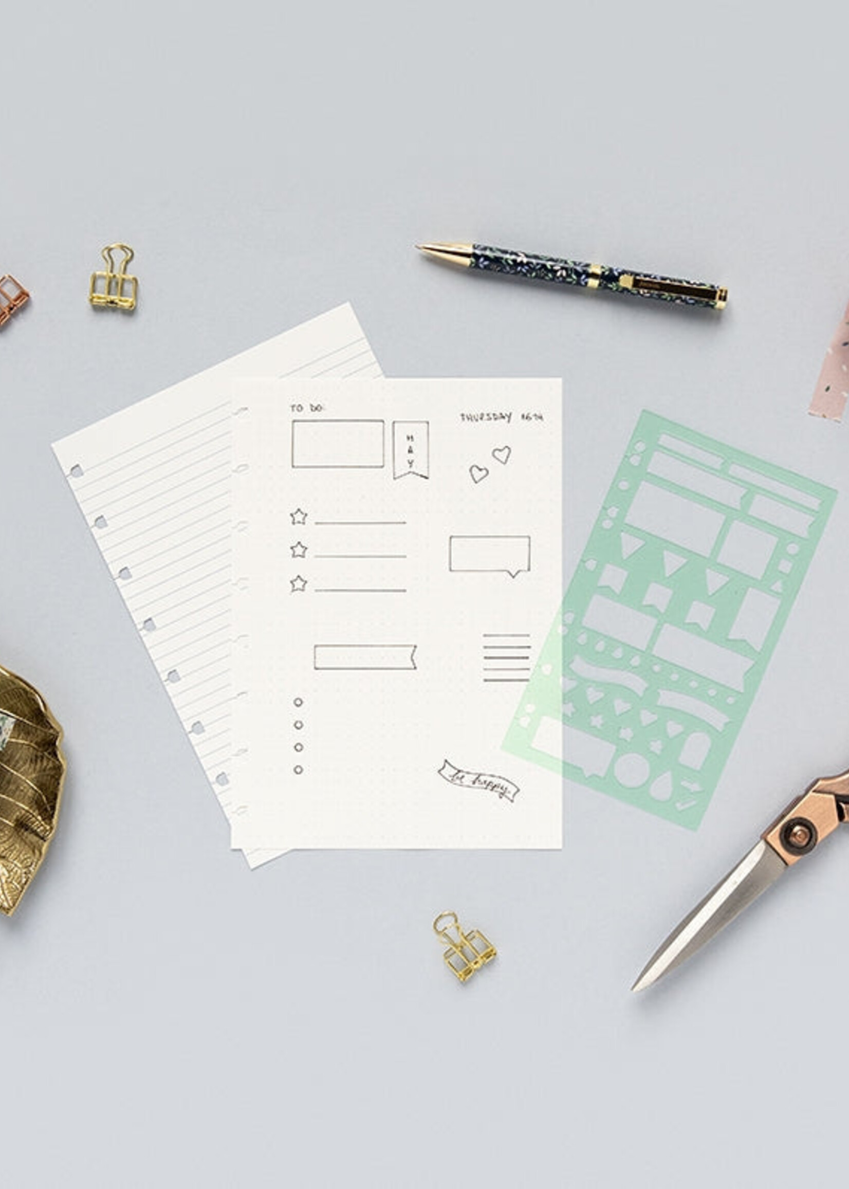 Filofax Organizer Vulling Org/Noteb Planning Stencil