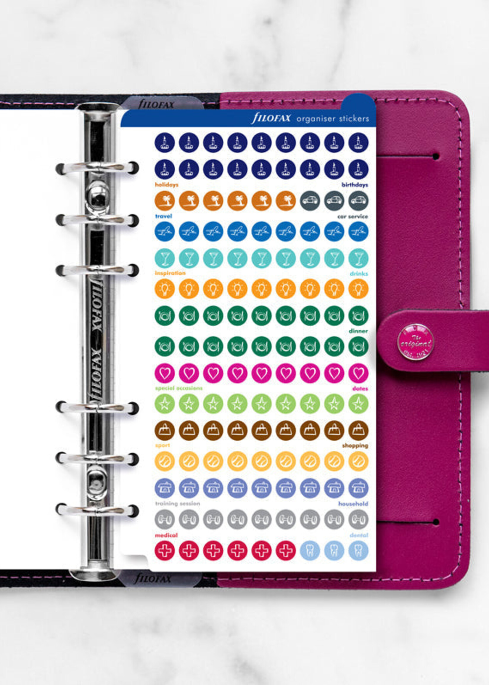 Filofax Organizer Vulling Personal Stickers