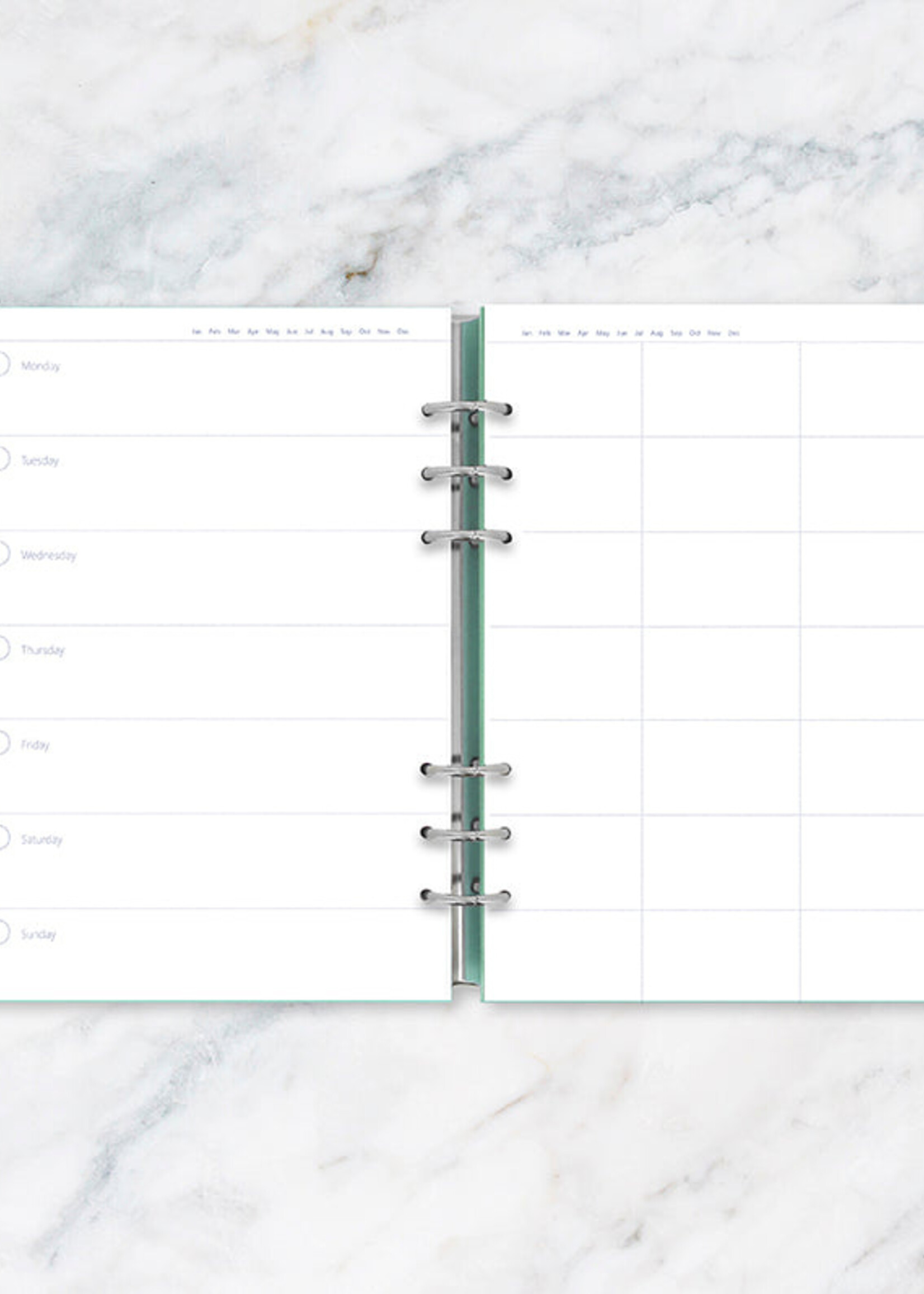 Filofax Organizer Vulling A5 Undated Week to View