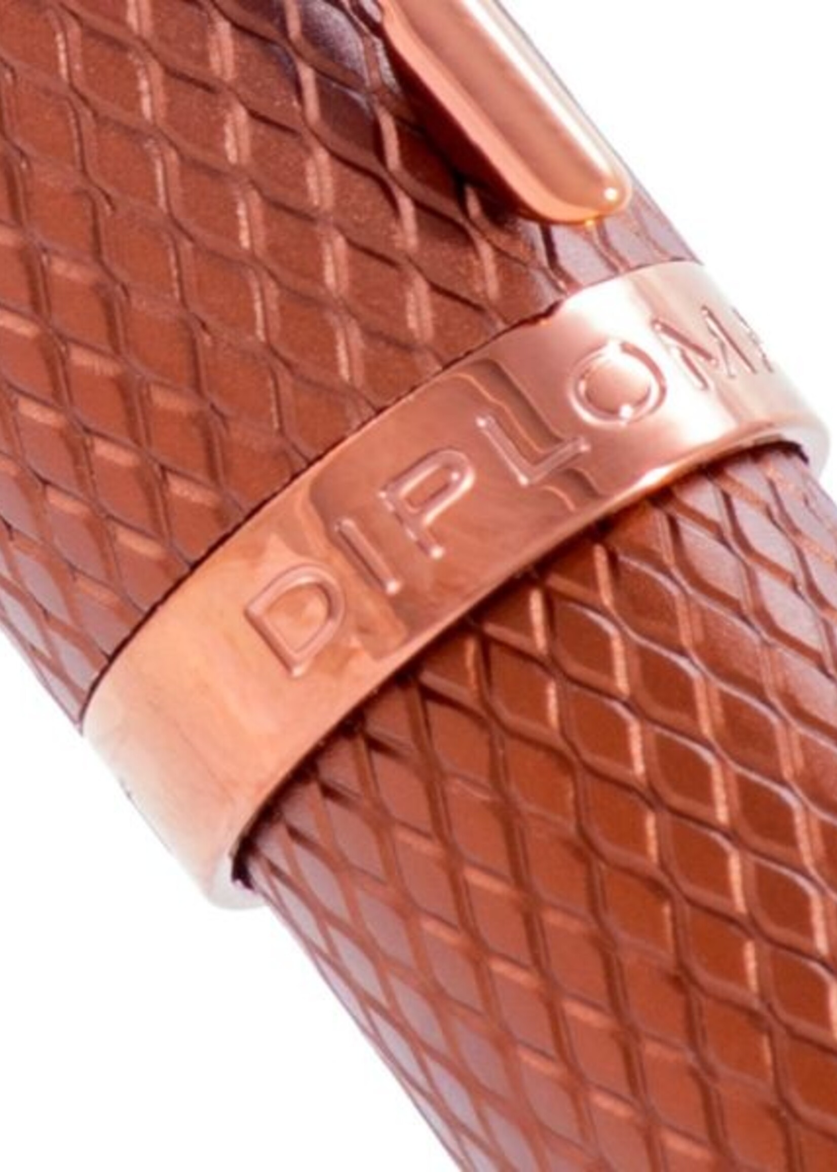 Diplomat Viper Guilloche Brown Rollerball