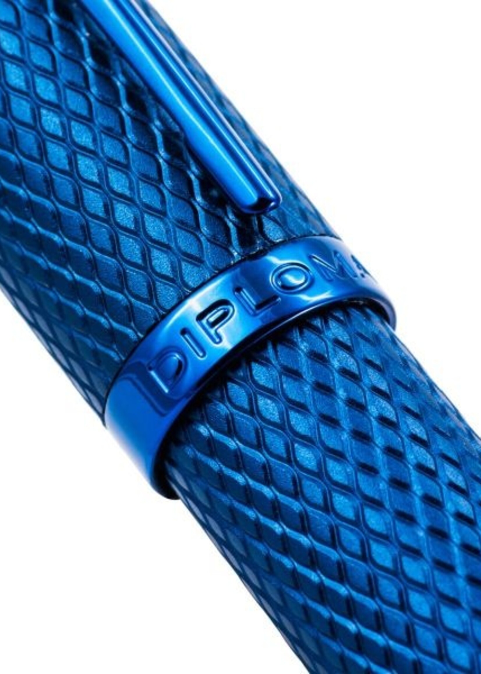 Diplomat Viper Guilloche Blue Rollerball