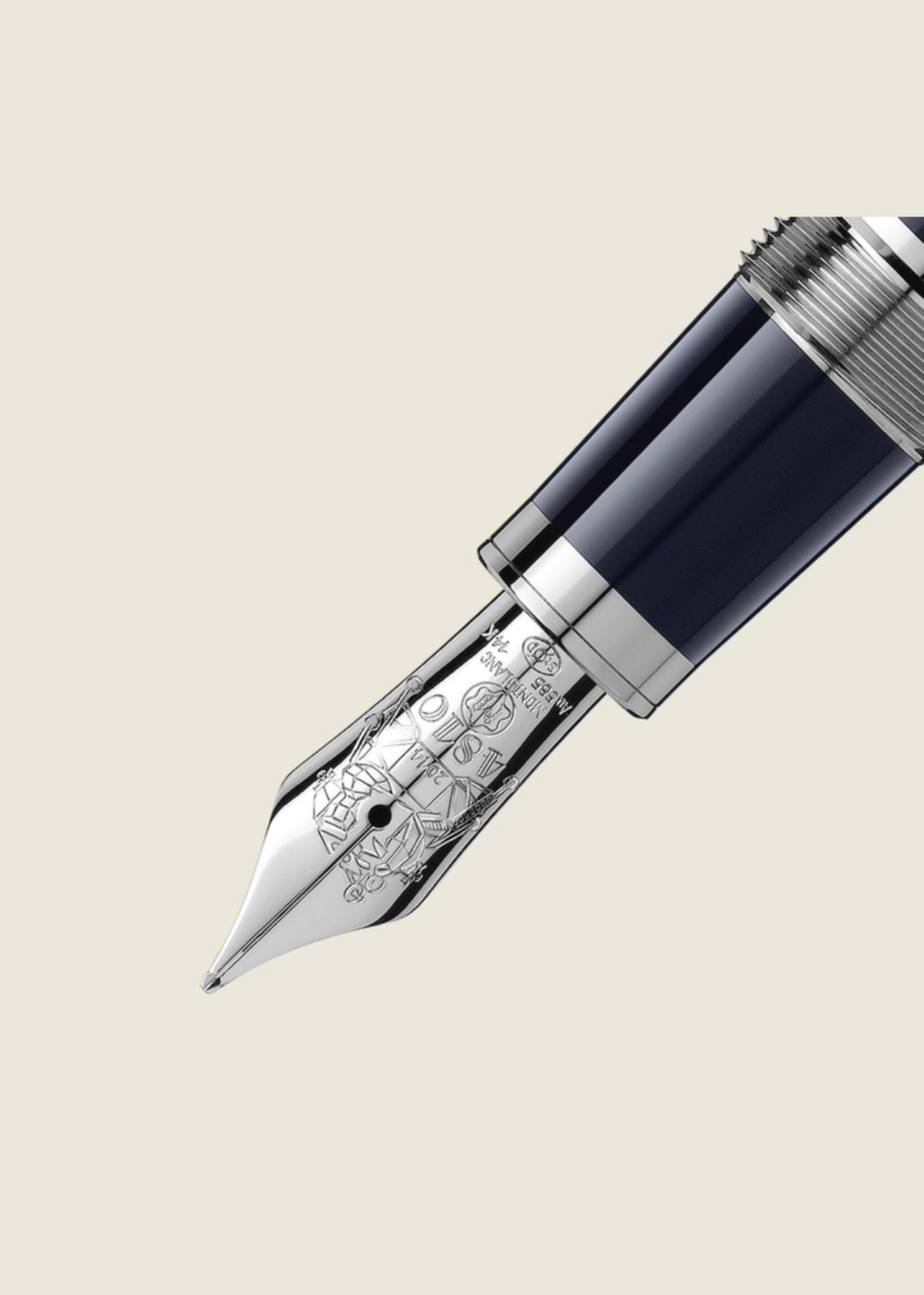 Montblanc Great Characters John F. Kennedy Vulpen  (Au585/14K) 0.50 mm F - Fijn