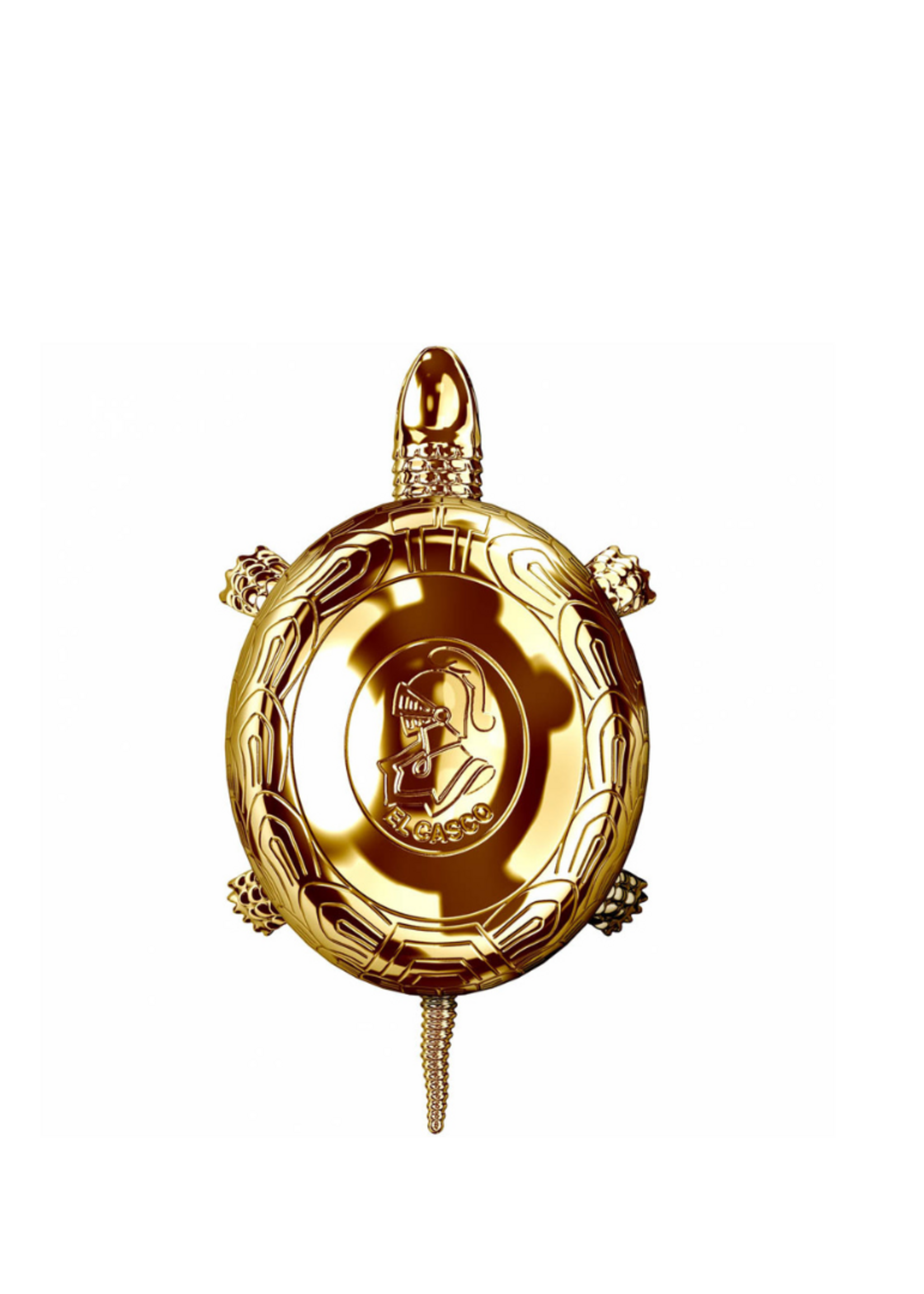 El Casco Prespapier / Bel Turtle  23 K Gold