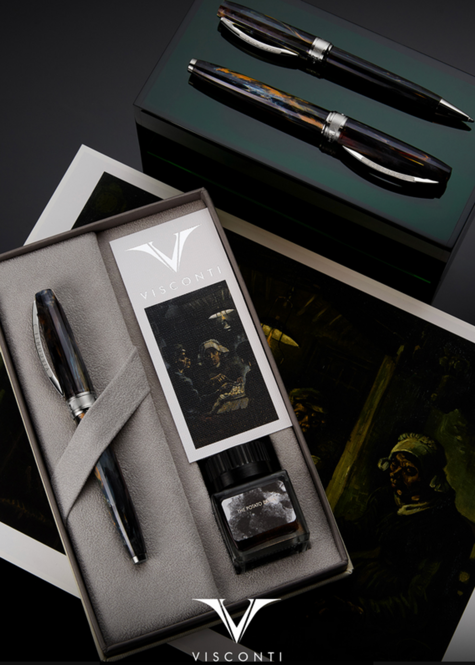 Visconti Van Gogh 'Potato Eaters' Set Vulpen