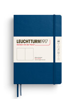 Leuchtturm1917 Notitieboek Medium A5 Hard Cover Indigo Blanco