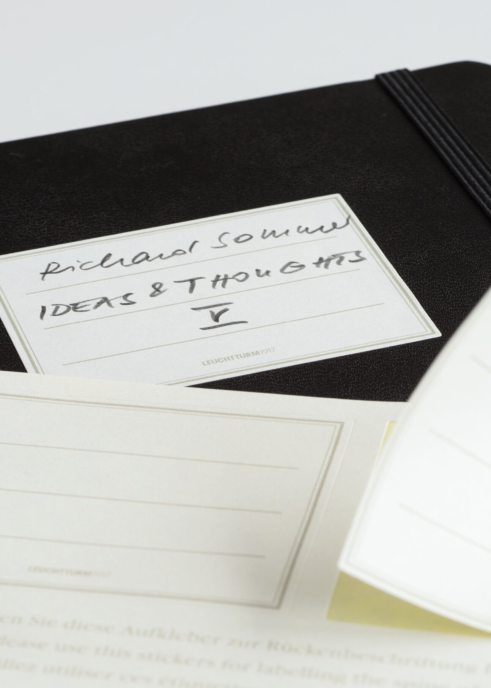 Leuchtturm1917 Notitieboek Medium A5 Hard Cover Indigo Blanco