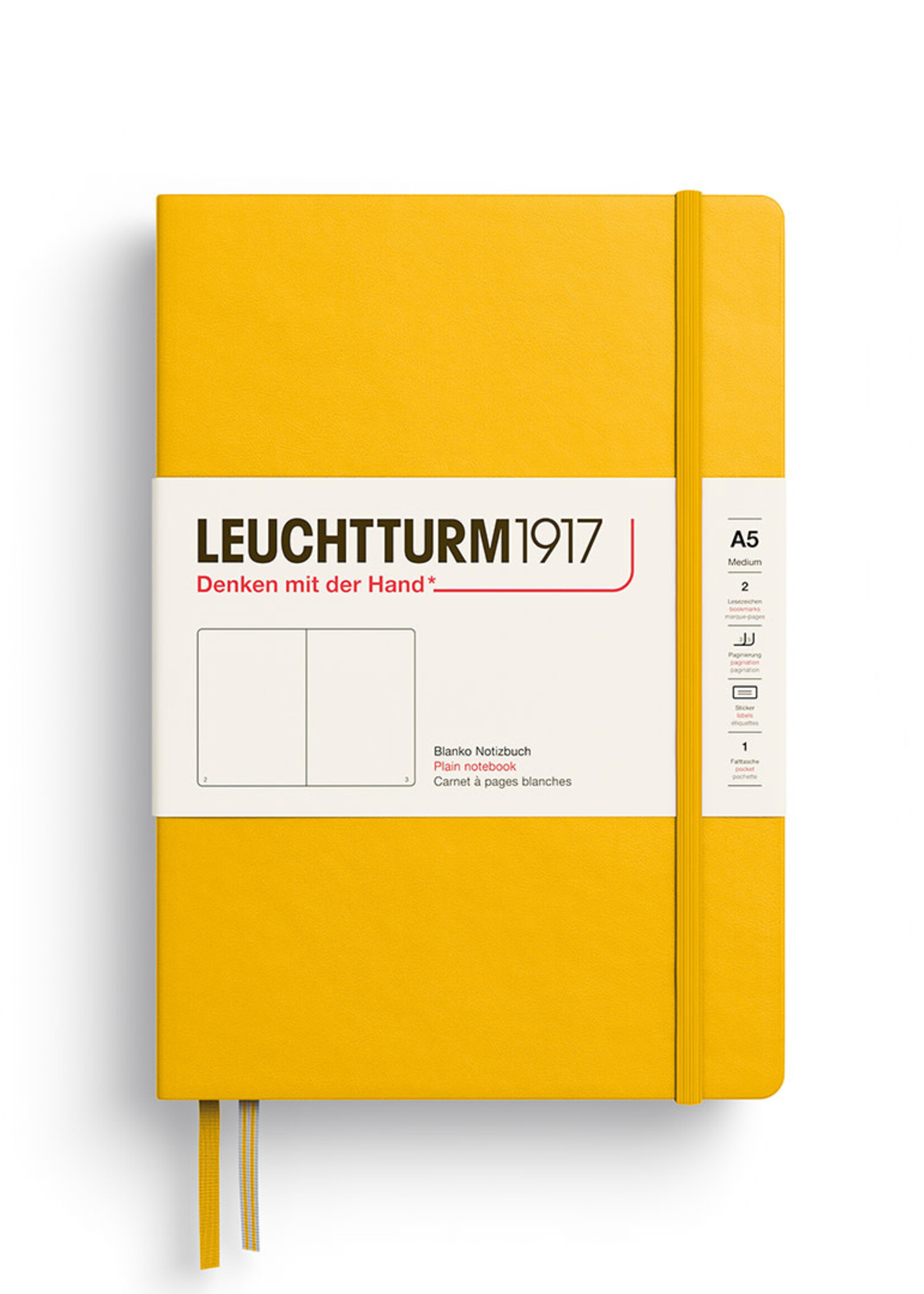 Leuchtturm1917 Notitieboek Medium A5 Hard Cover Sunflower Blanco
