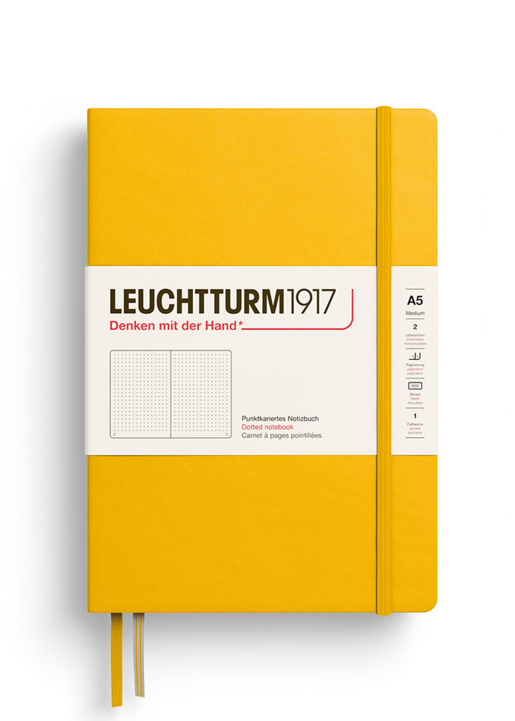 Leuchtturm1917 Notitieboek Medium A5 Hard Cover Sunflower Dotted