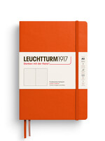 Leuchtturm1917 Notitieboek Medium A5 Hard Cover Pumpkin Dotted