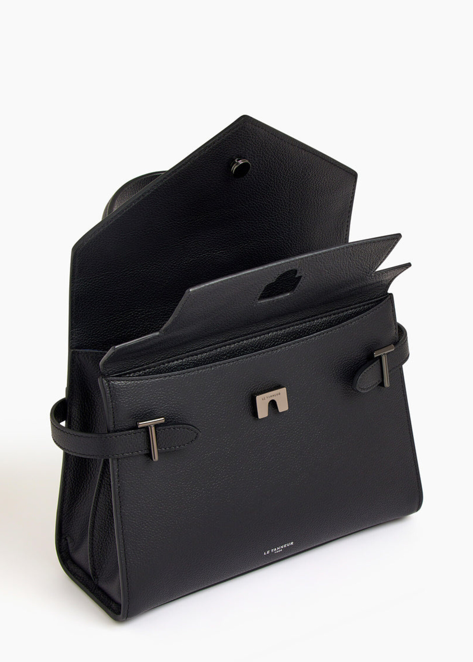 Le Tanneur  Handtas Emilie Grain Black