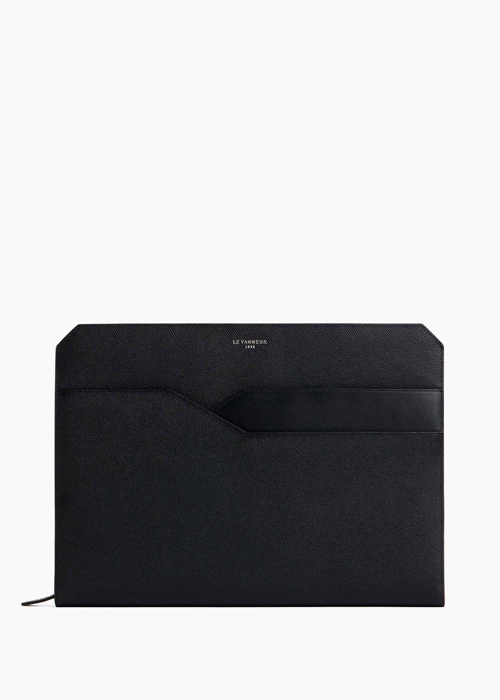 Le Tanneur Gaston Tech Pouch 14" Black