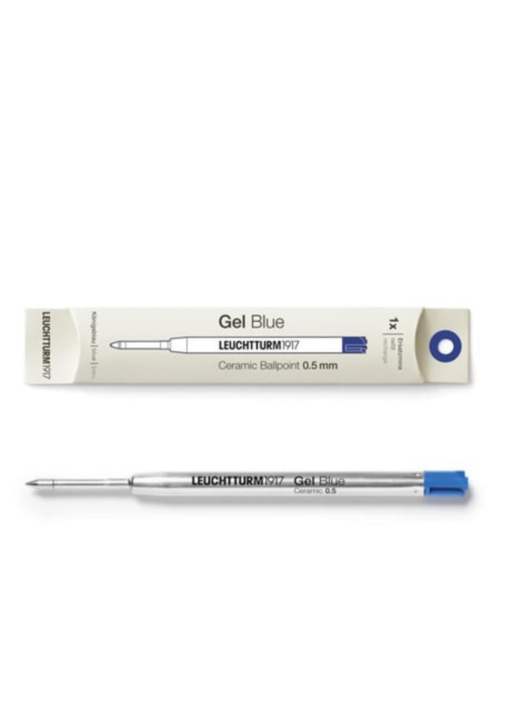 Leuchtturm1917 Drehgriffell Nr. 1. Gel Vulling 0.5 Blauw