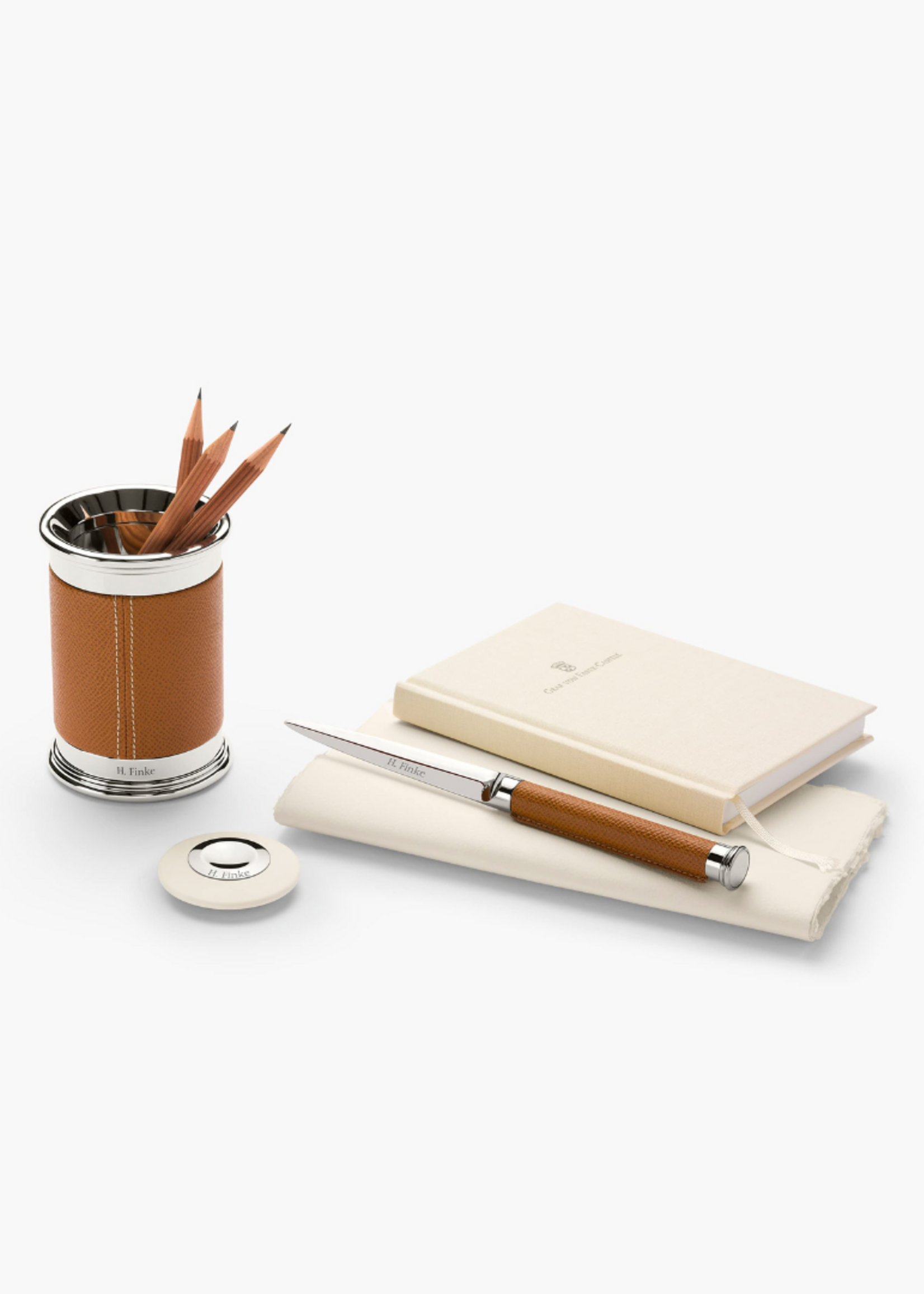 Graf von Faber-Castell Pennenpot Epsom Cognac