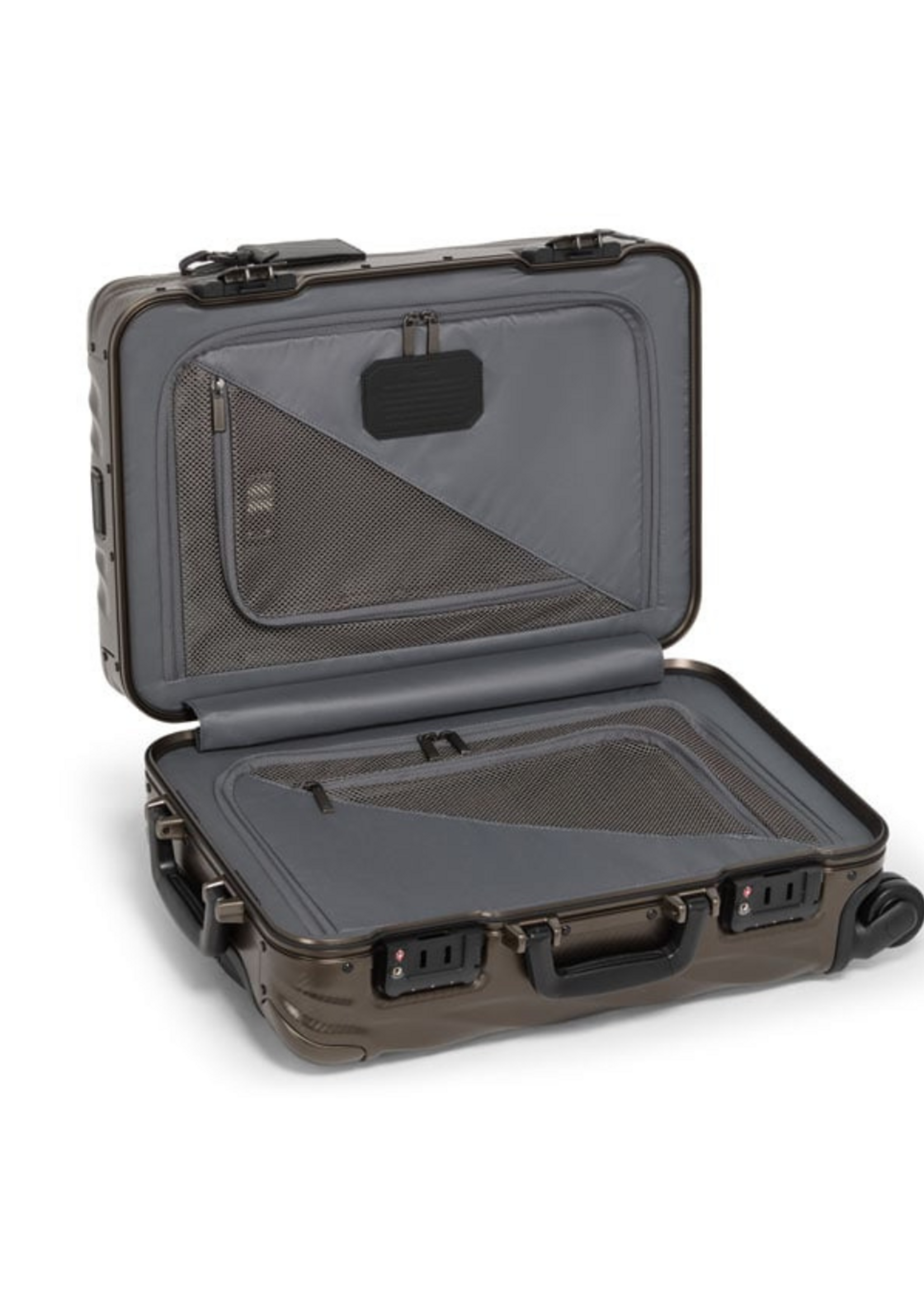 TUMI Koffer 19 Degree International Aluminium 35.5cm Uitbreidbaar GunMetal