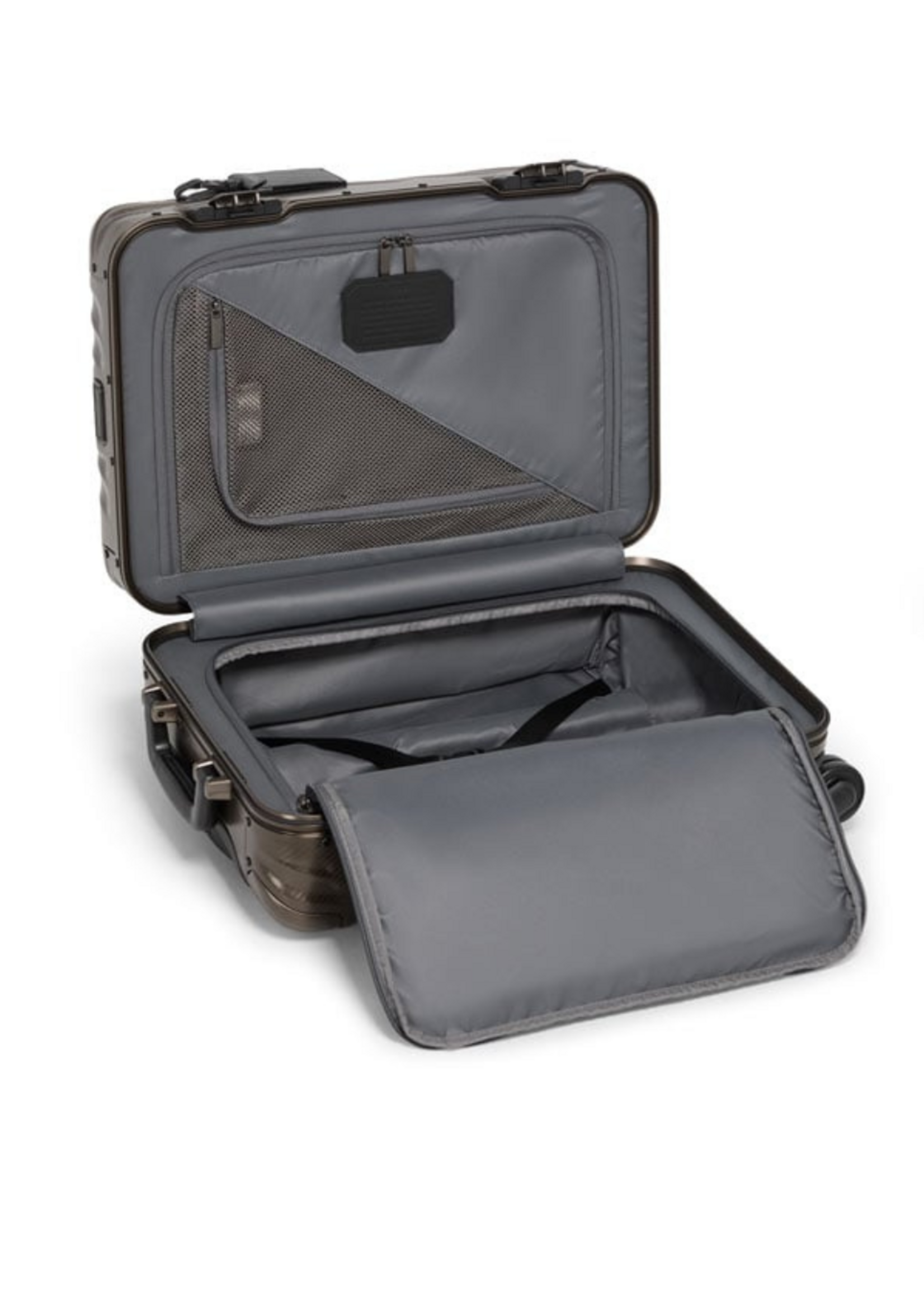 TUMI Koffer 19 Degree International Aluminium 35.5cm Uitbreidbaar GunMetal