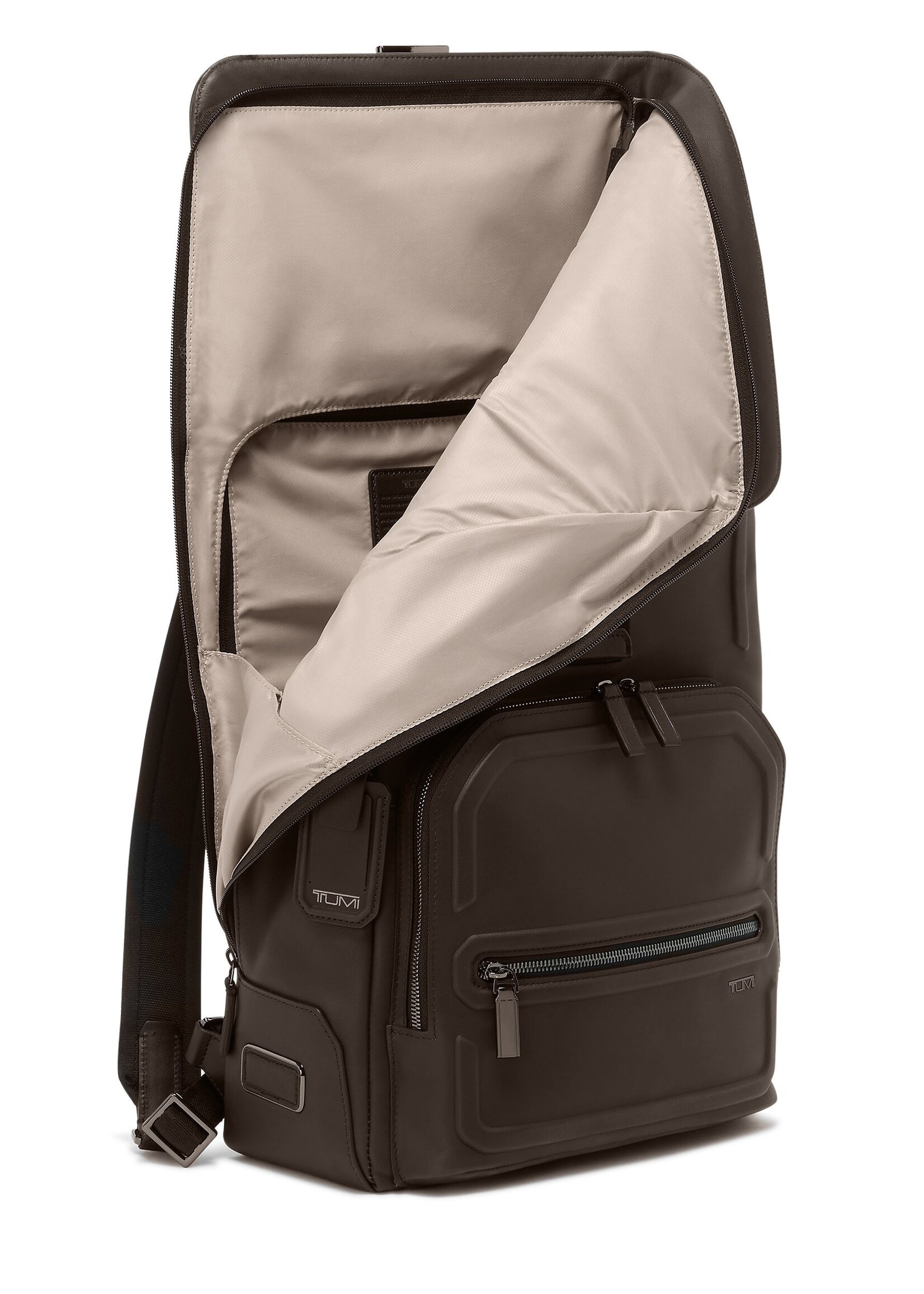 TUMI Rugzak 14" Harrison  Osborn Espresso Brown Roll