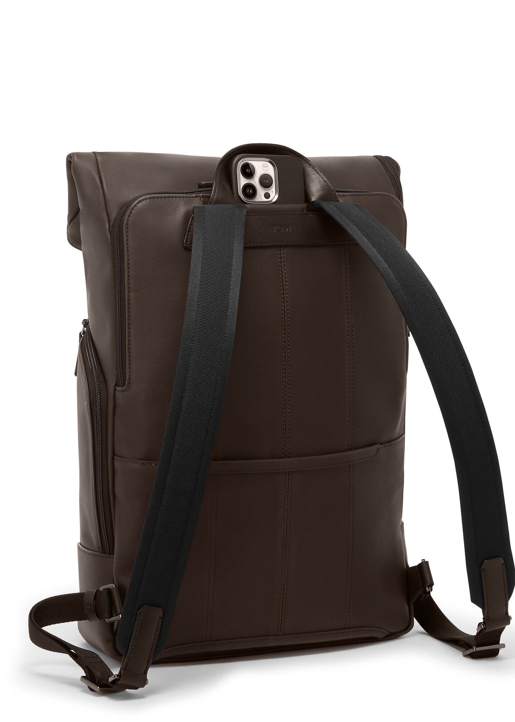 TUMI Rugzak 14" Harrison  Osborn Espresso Brown Roll