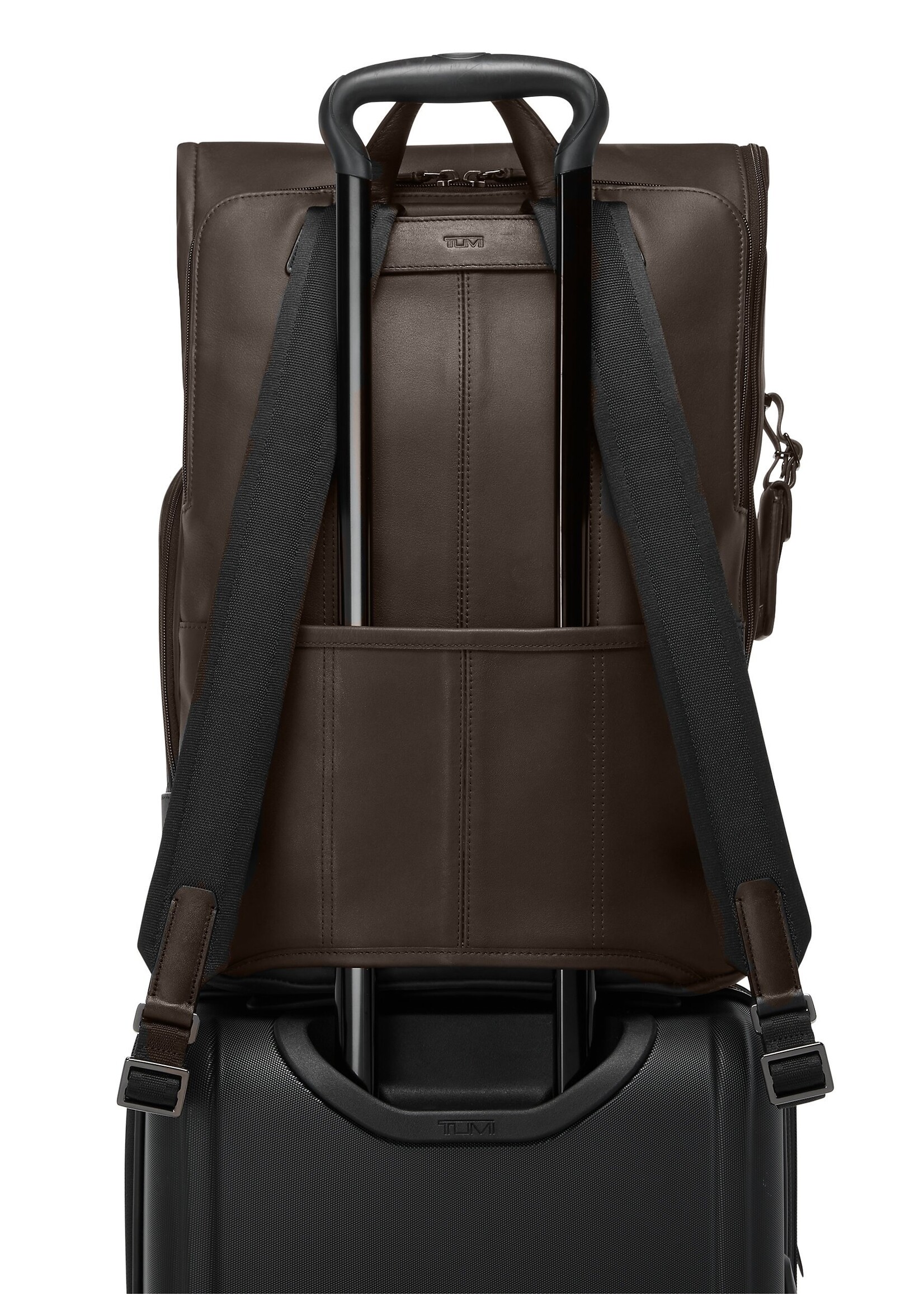 TUMI Rugzak 14" Harrison  Osborn Espresso Brown Roll