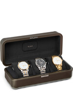 TUMI 19 Degree Aluminium GunMetal Reisetui voor 3 uurwerken