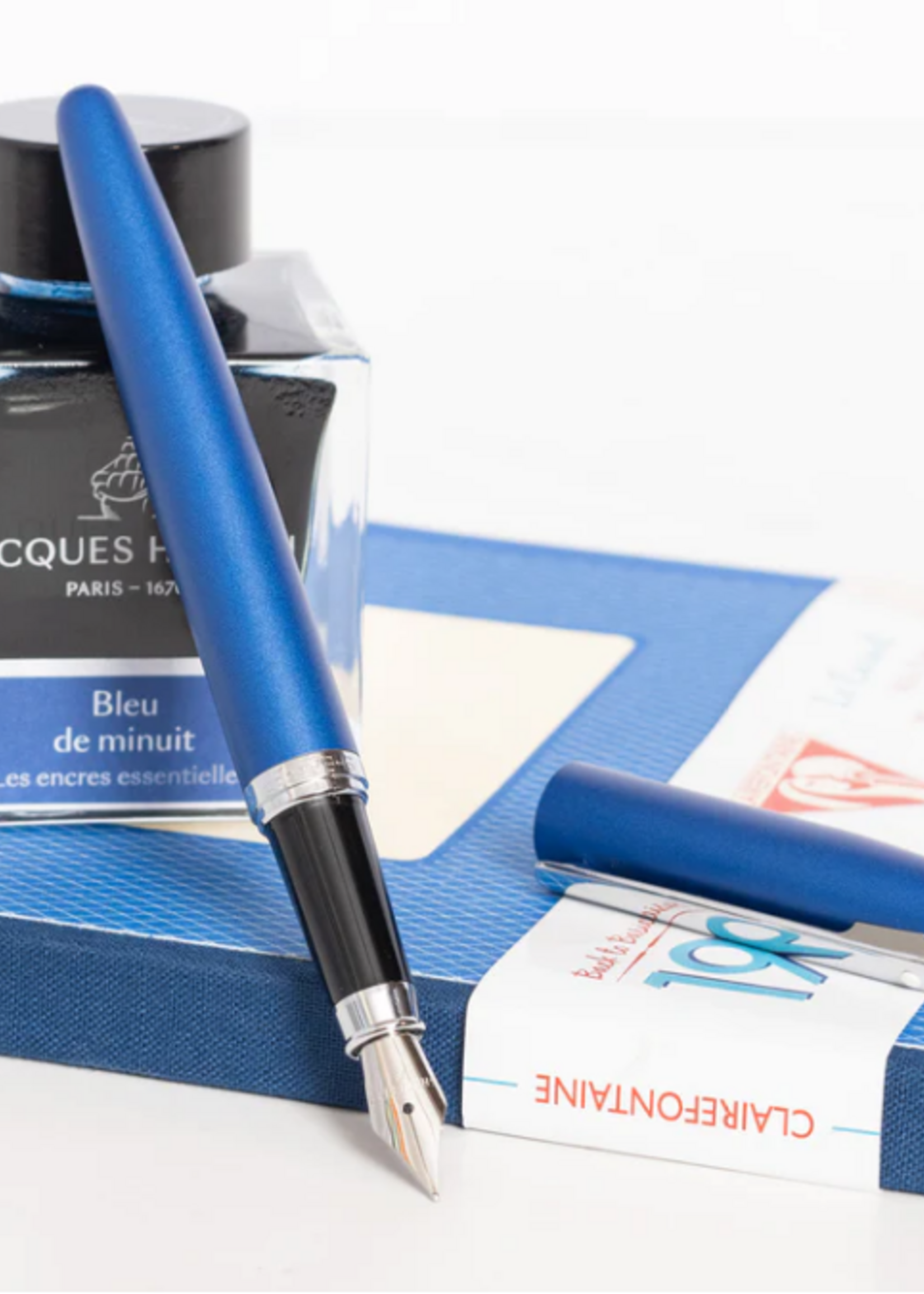 Sheaffer VFM Blauw Mat Vulpen Fijn