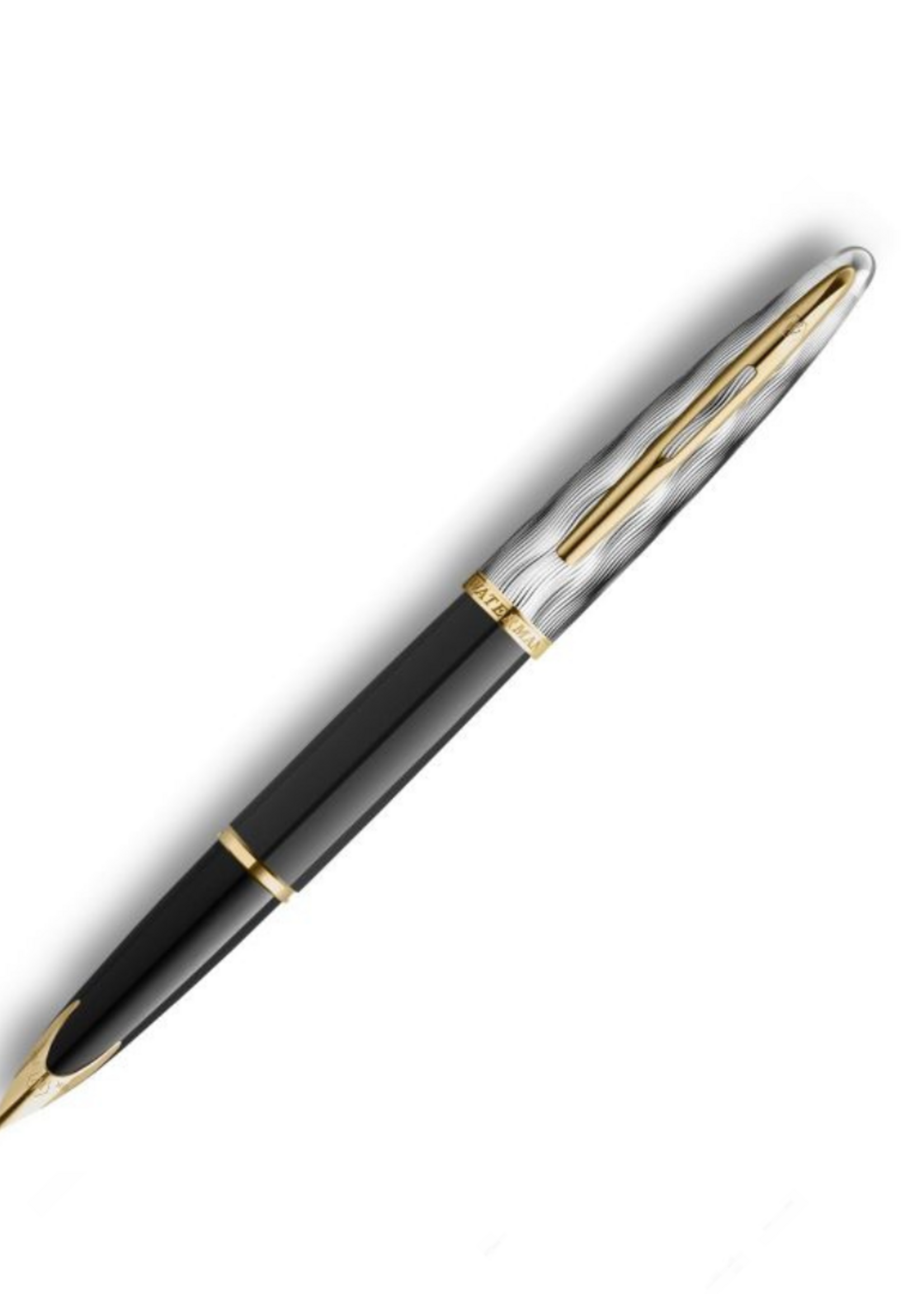 Waterman Carène Deluxe 'Reflections of Paris' Black Vulpen Fijn