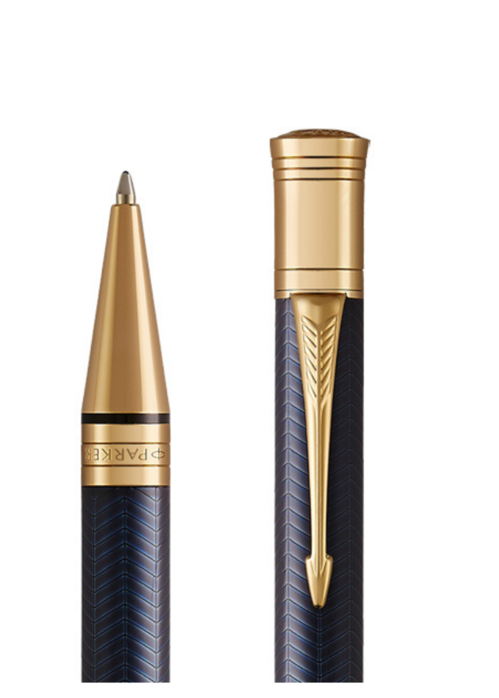 Parker Duofold Prestige Chevron Blue Balpen