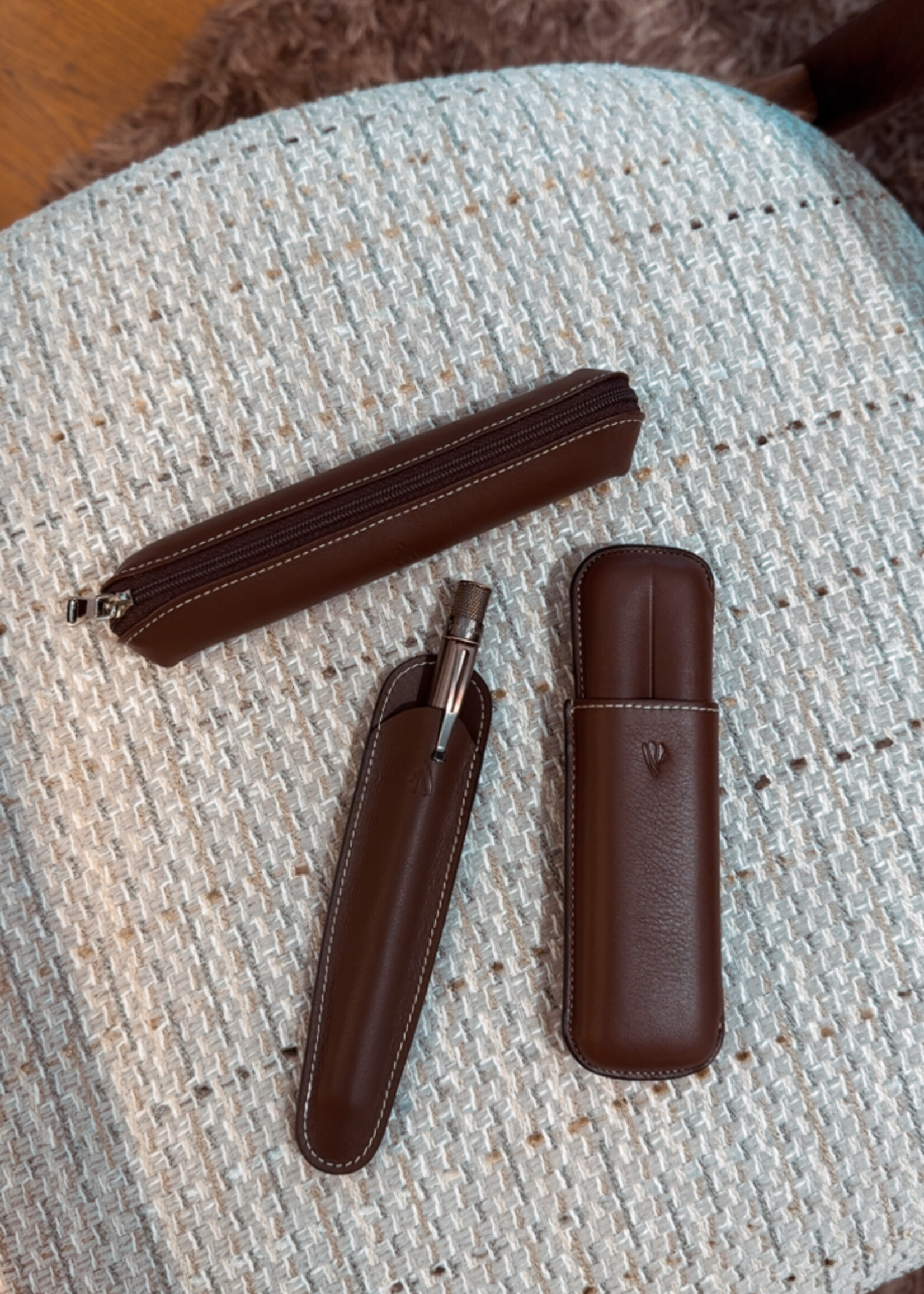 Récife Pen Sleeve Riviera Chocolat