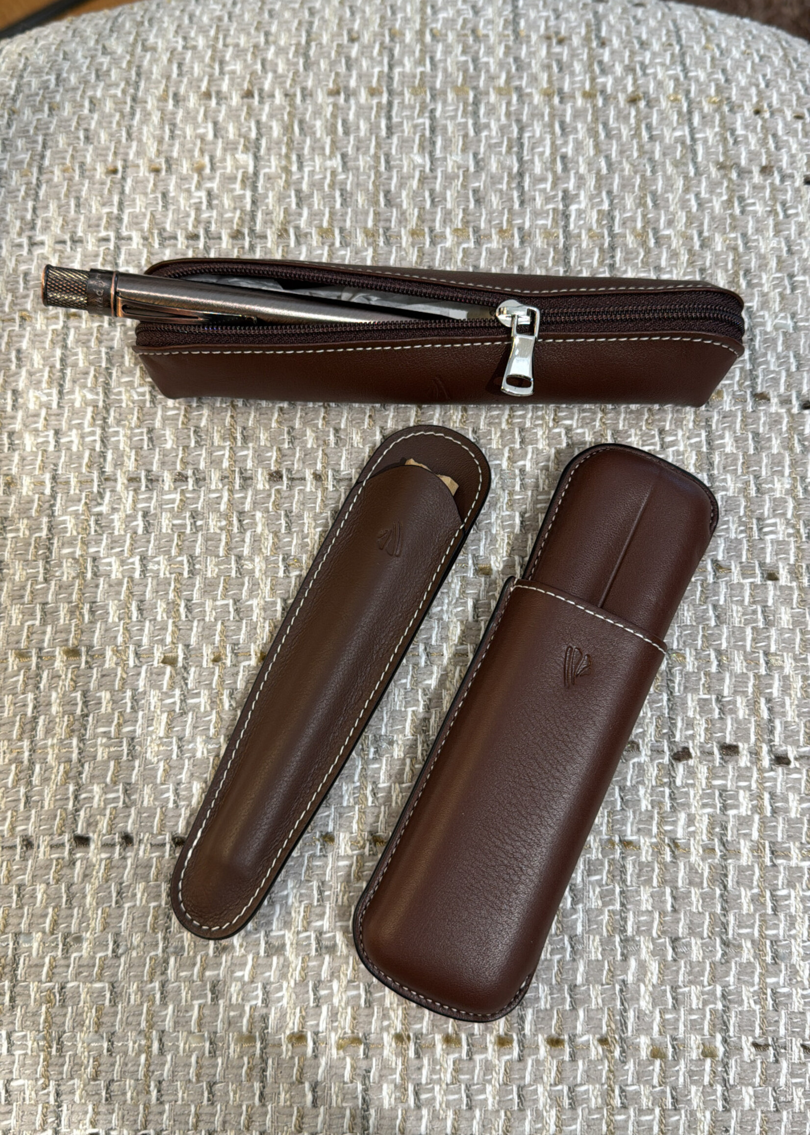 Récife Pennenkoker /2 Riviera Leder Chocolate