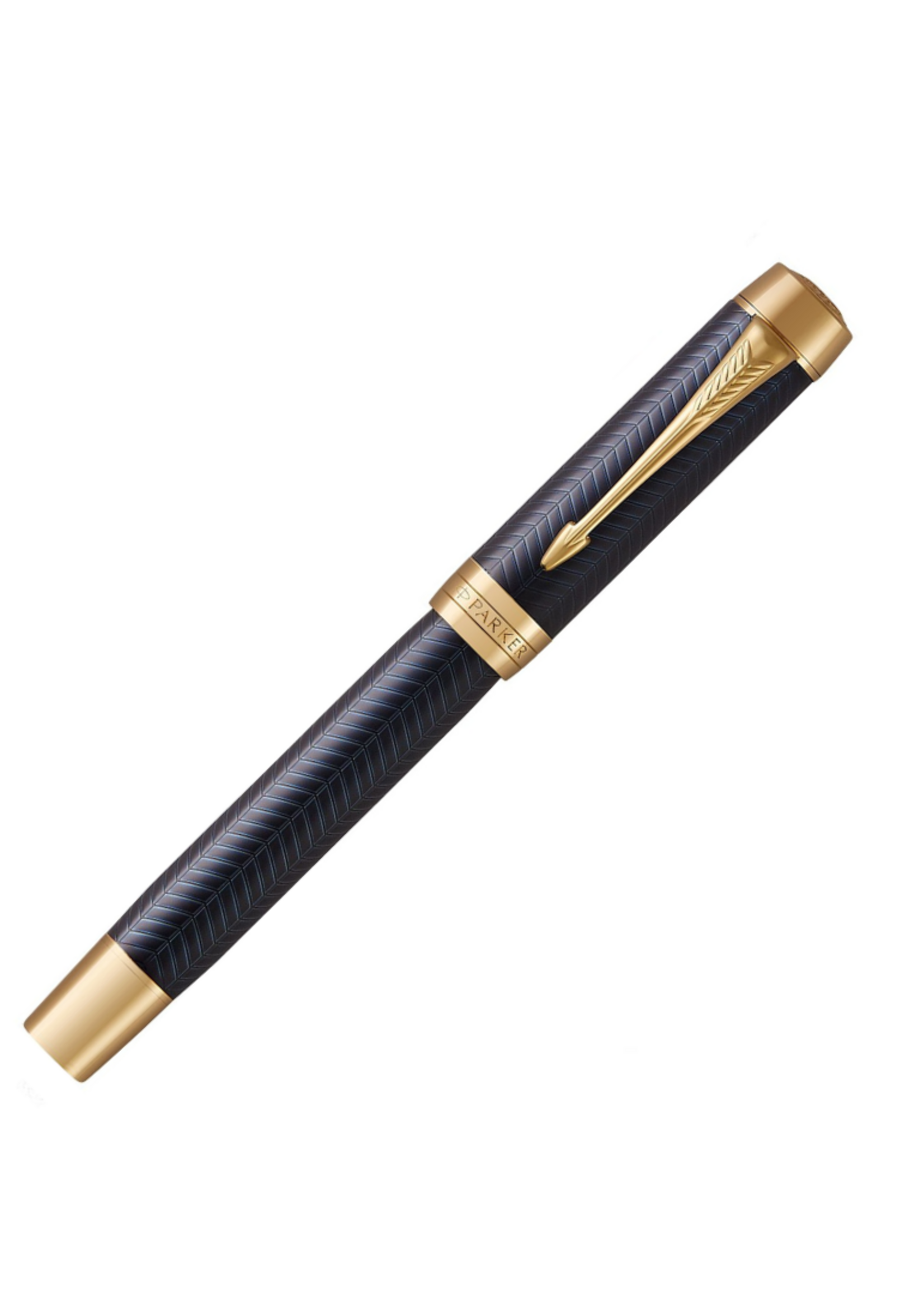 Parker Duofold Presige Blue Chevron Vulpen Fijn