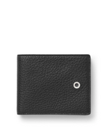 Graf von Faber-Castell Wallet Cashmère Black 4cc + vak voor muntstukken