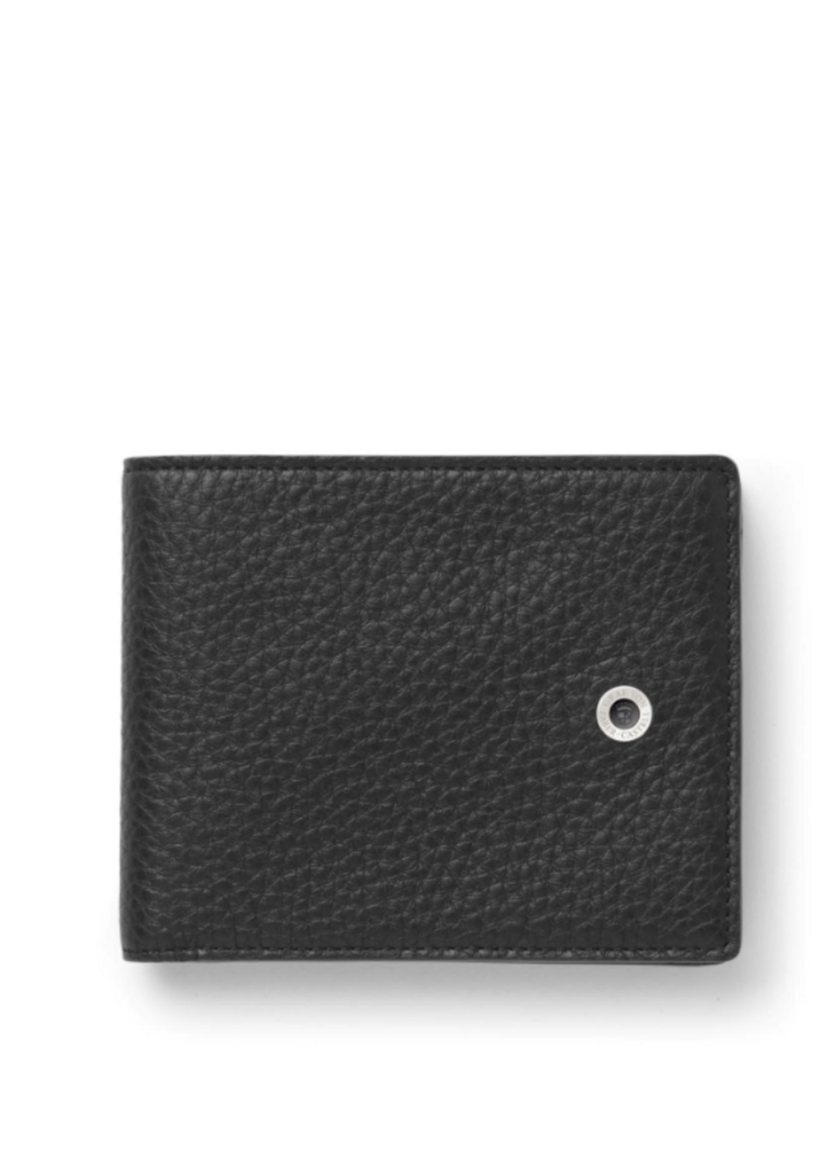 Graf von Faber-Castell Wallet Cashmère Black 4cc + vak voor muntstukken