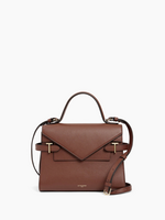 Le Tanneur Handtas Emilie Grain Ebony Brown