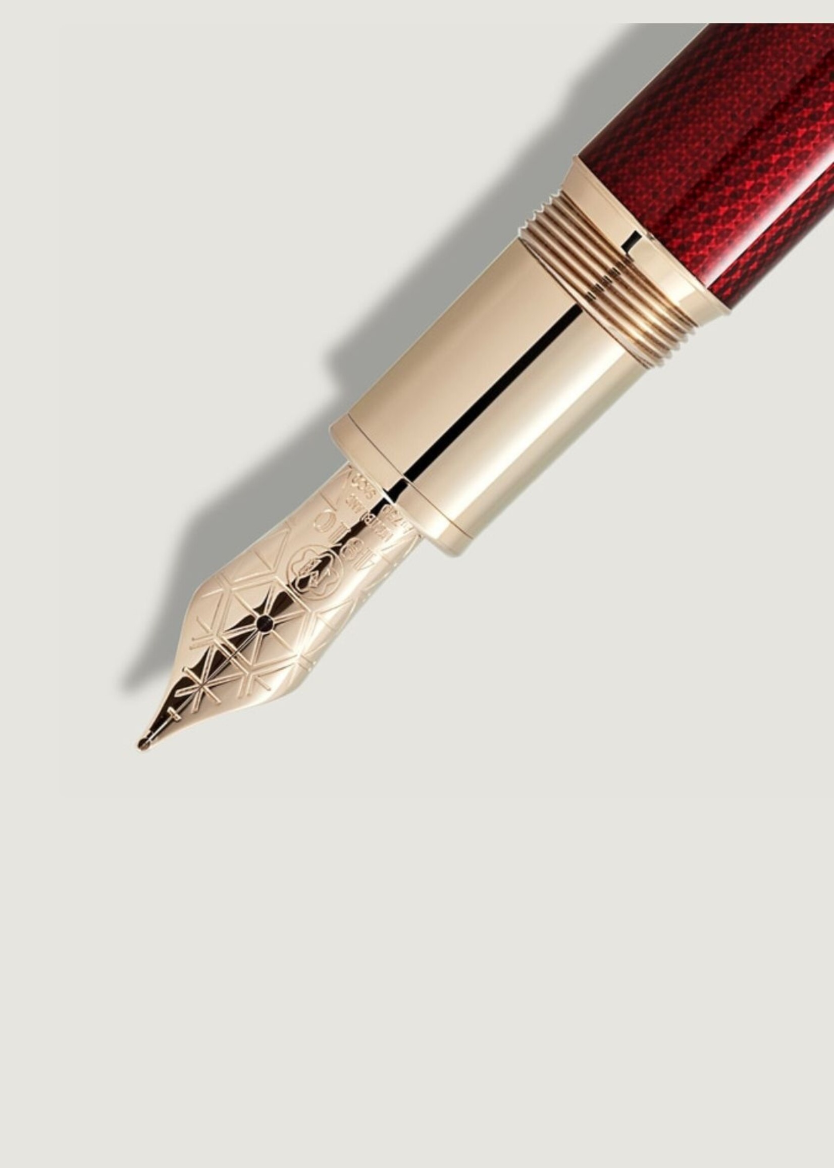 Montblanc Meisterstück Solitaire golden1420 Hour LeGrand Vulpen  Medium