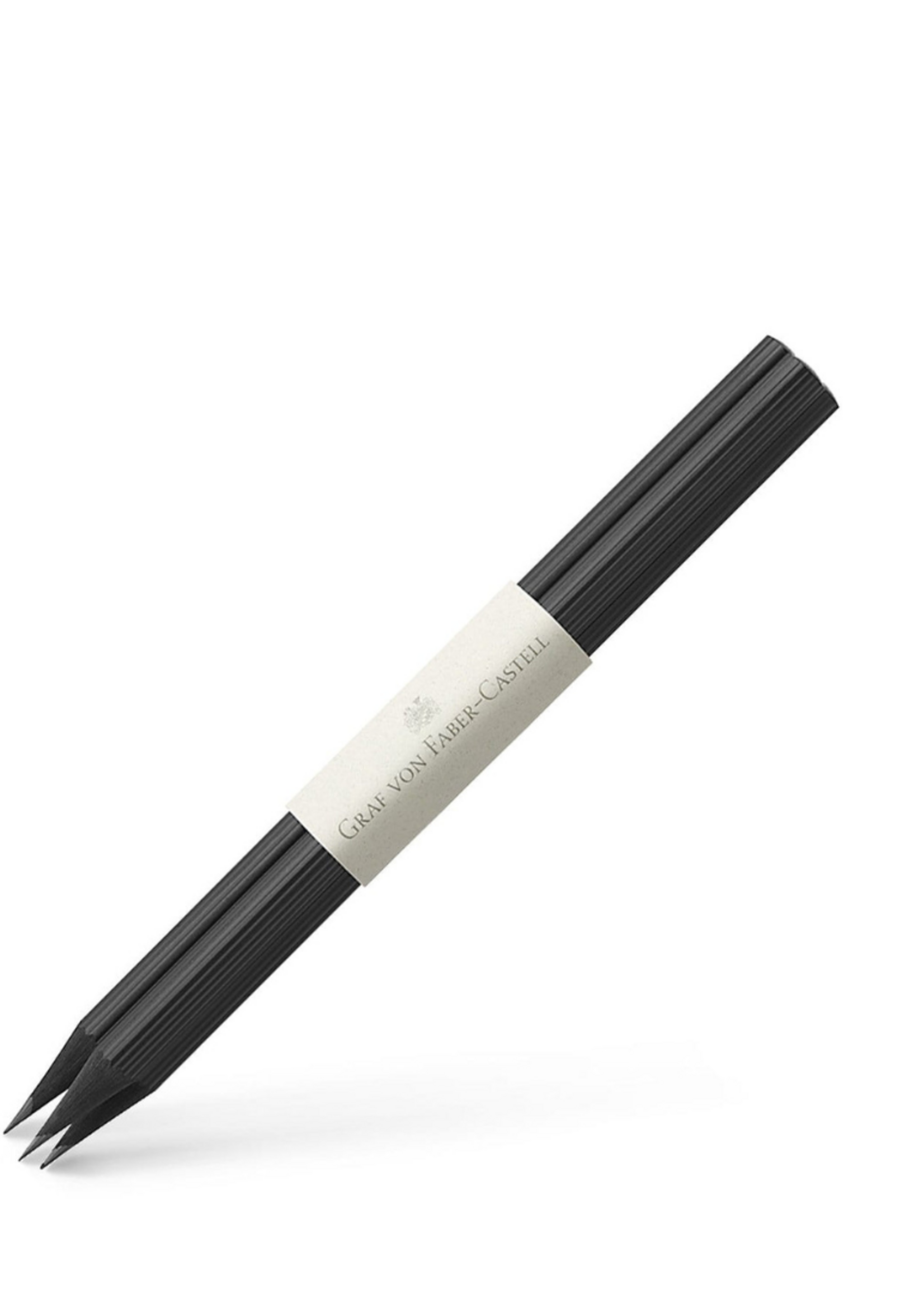 Graf von Faber-Castell Set van drie Potloden Ceder No.III Black