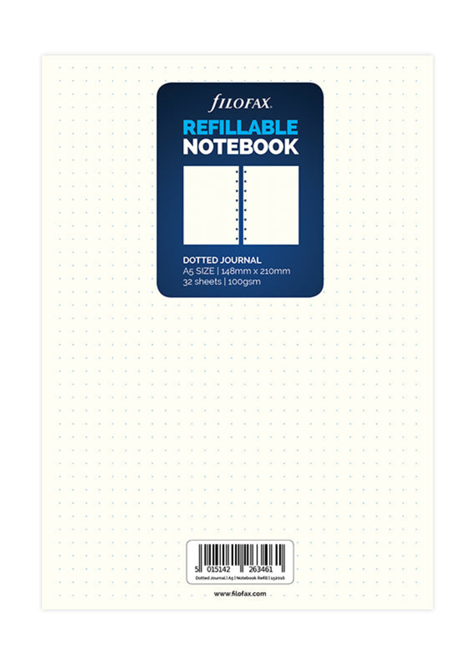 Filofax Notitieboek Vulling A5 Wit