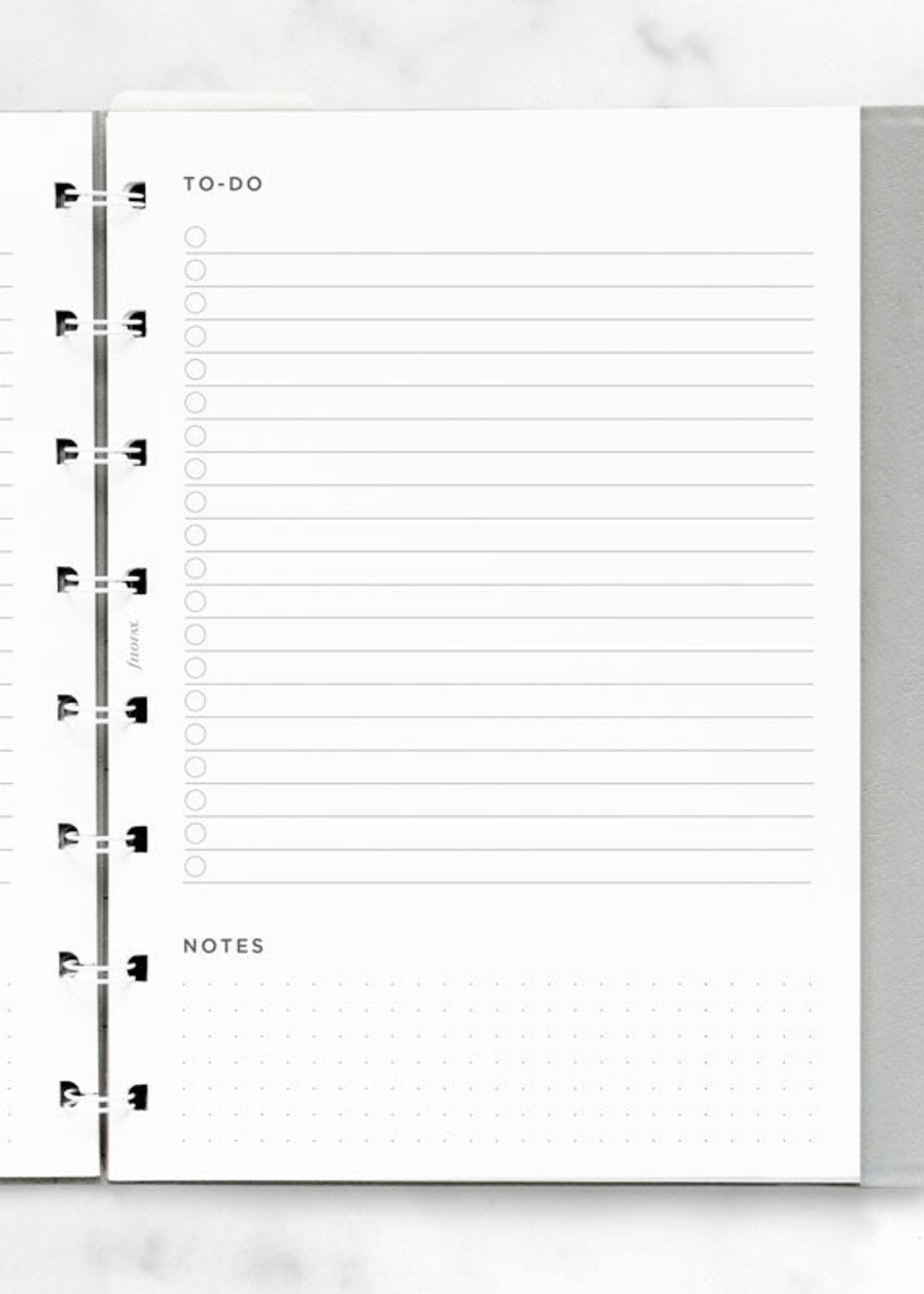 Filofax Notitieboek Vulling A5 Wit